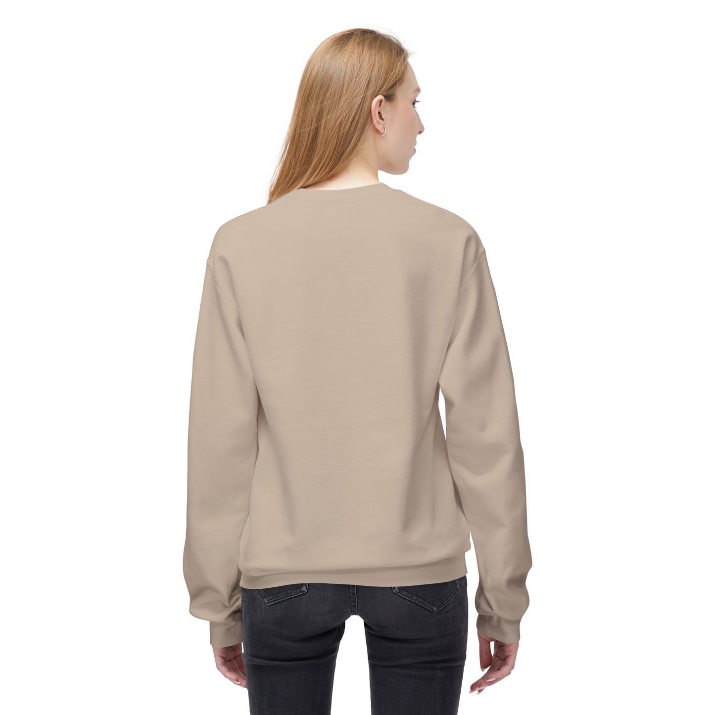Ghostly Garden Unisex Fleece Crewneck Sweatshirt