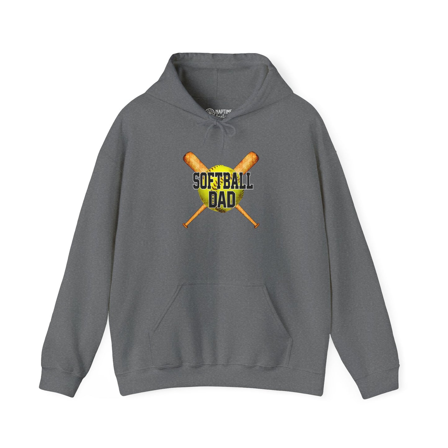 Softball Dad Unisex Heavy Blend Hoodie – Perfect Gift for Softball Enthusiasts