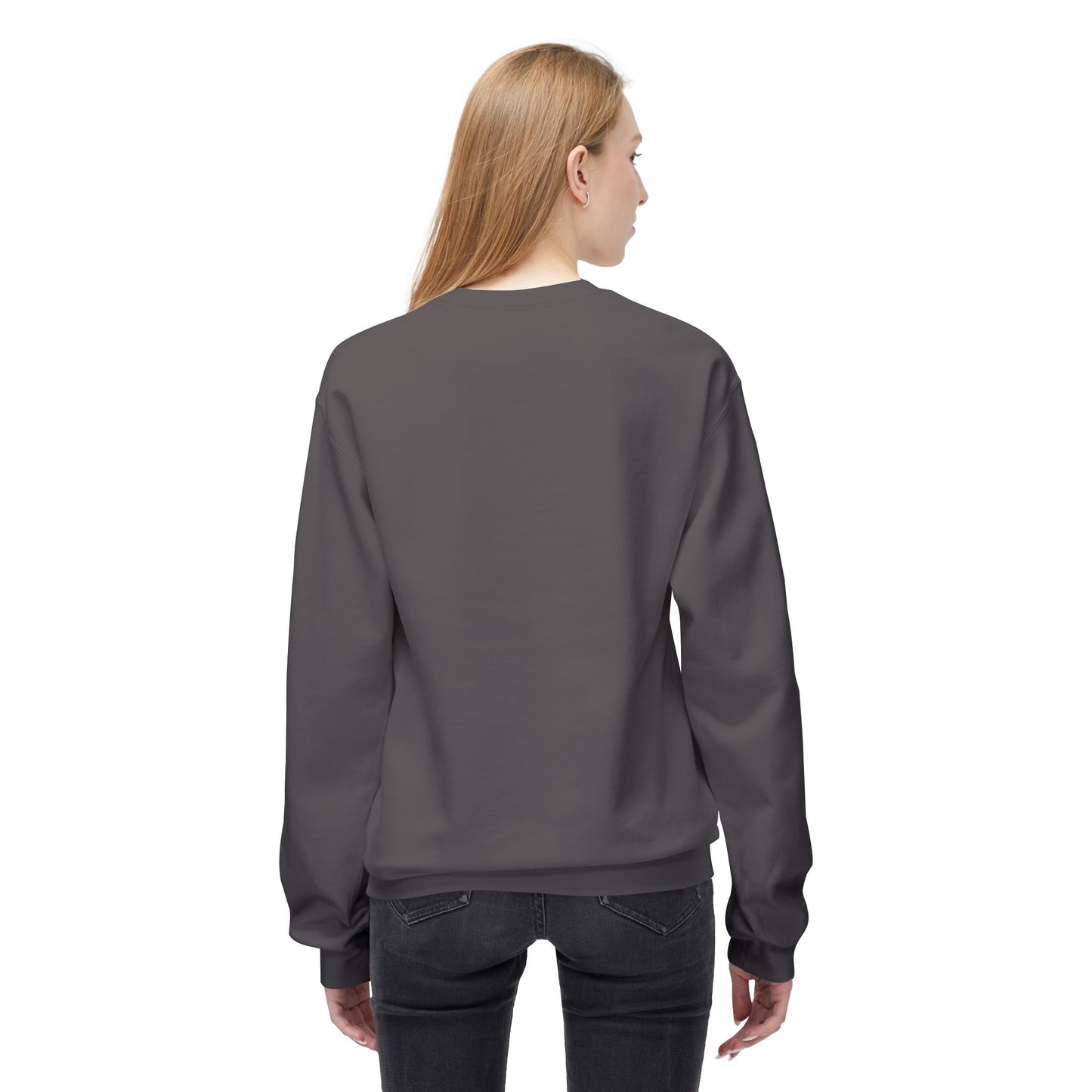 Ghostly Garden Unisex Fleece Crewneck Sweatshirt