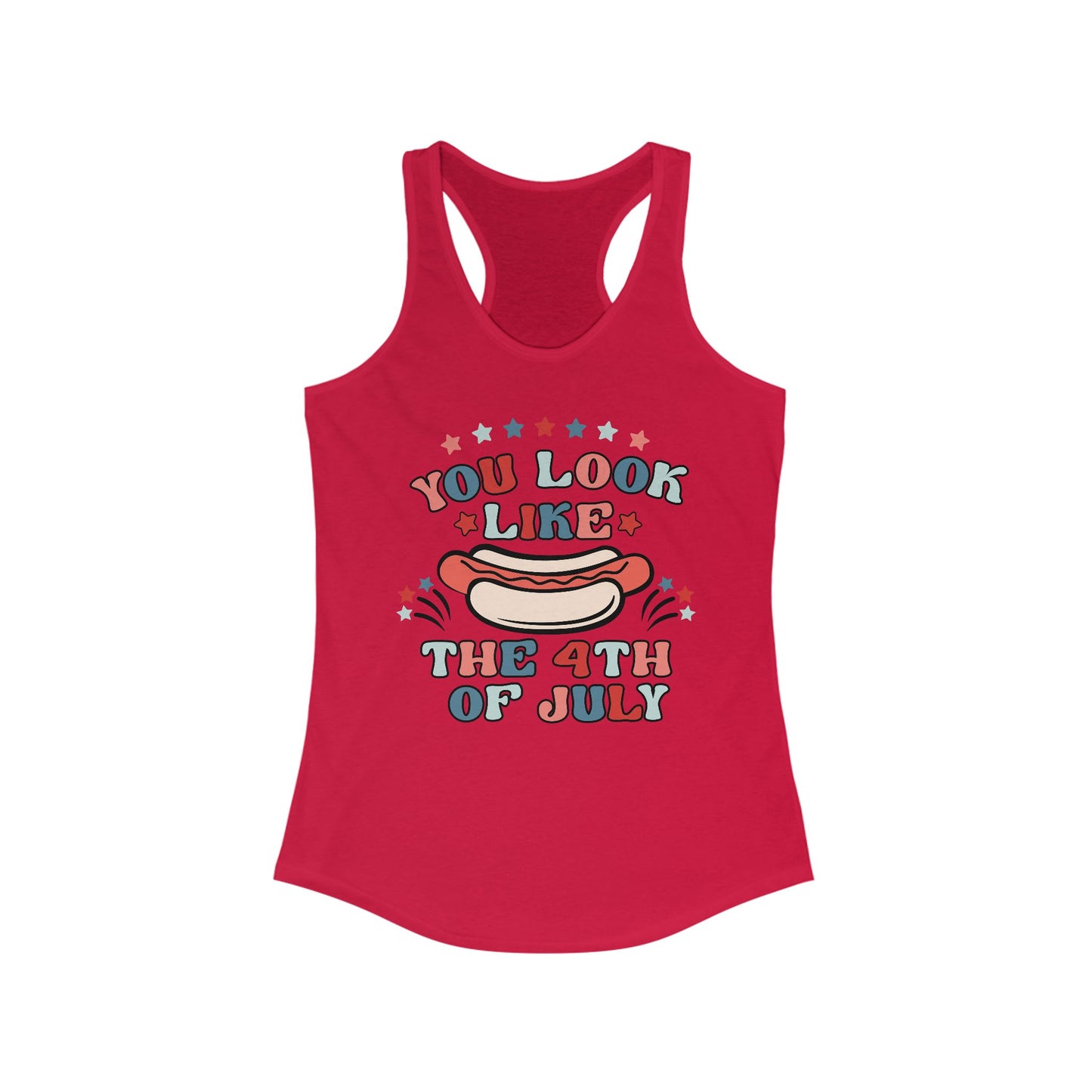 Funny 4th of July Women's Tank Top - 'You Look Like the 4th of July'