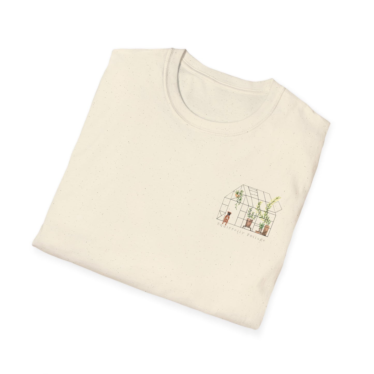 Squirrelly Foliage Botanically Broke T-Shirt
