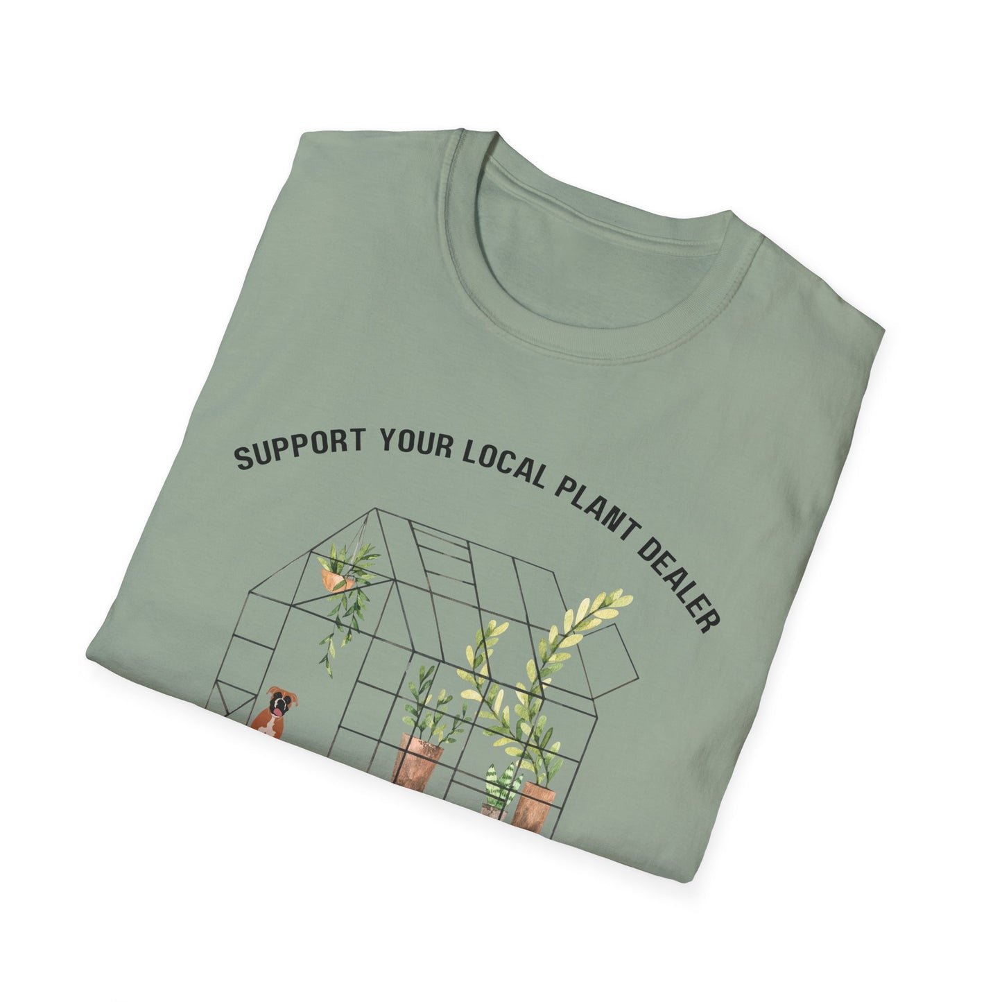 Squirrelly Foliage Support Your Local Plant Dealer T-Shirt