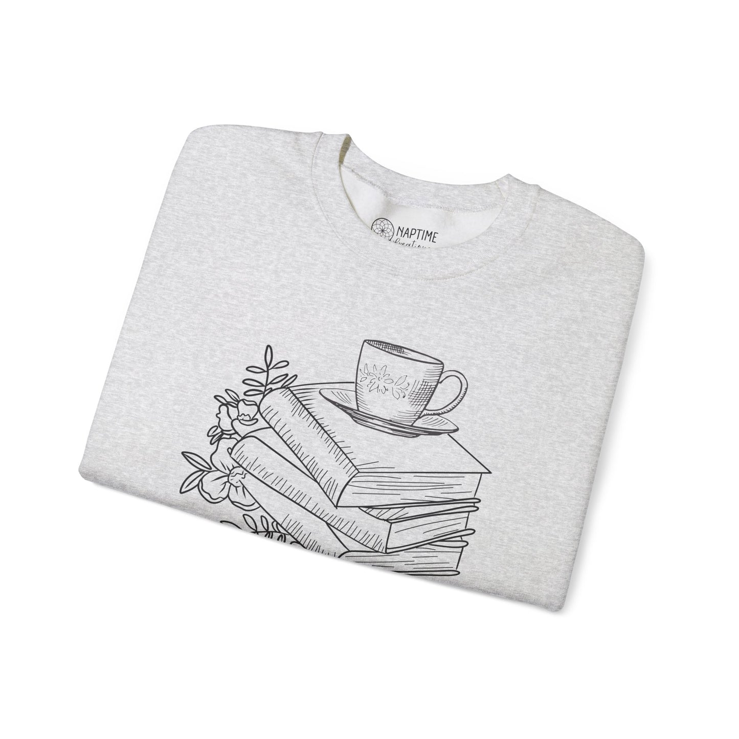 Book Lover's Cozy Crewneck Sweatshirt - Perfect Gift for Introverted Book Lover