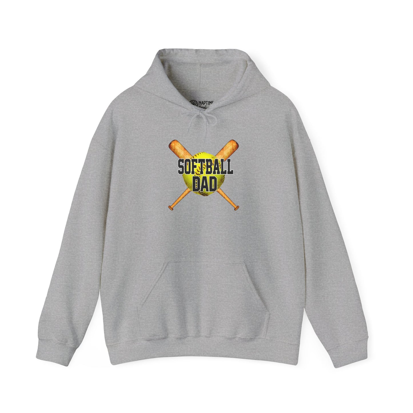 Softball Dad Unisex Heavy Blend Hoodie – Perfect Gift for Softball Enthusiasts