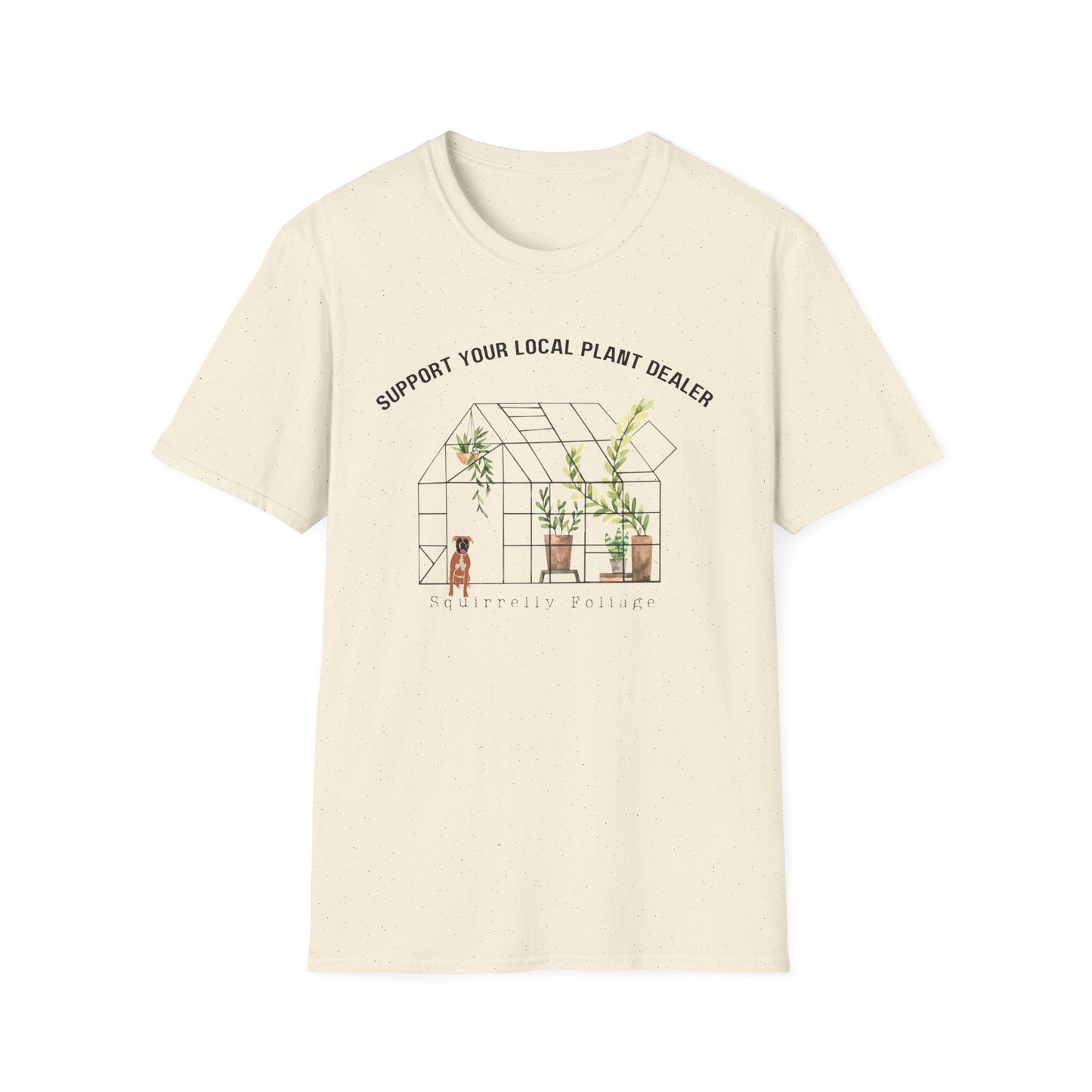 Squirrelly Foliage Support Your Local Plant Dealer T-Shirt