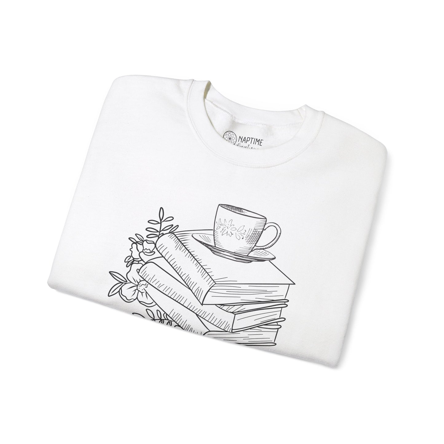 Book Lover's Cozy Crewneck Sweatshirt - Perfect Gift for Introverted Book Lover