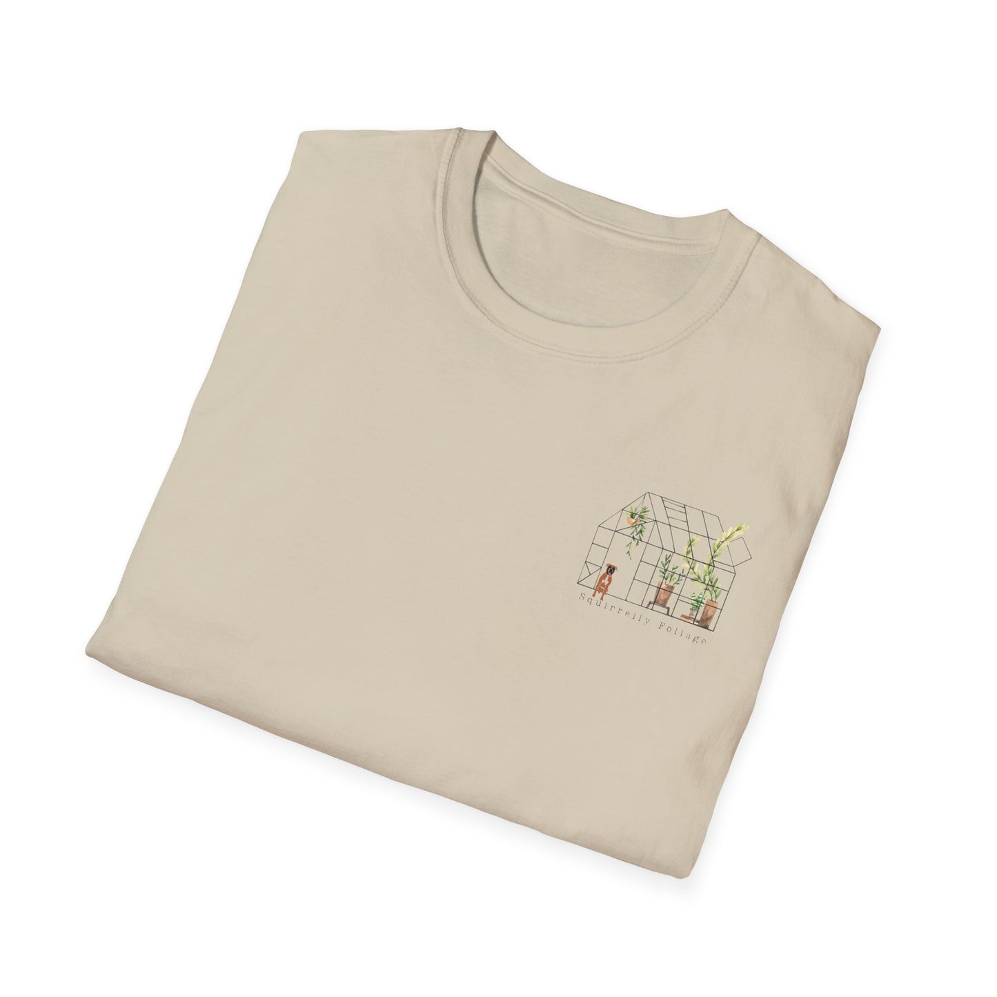 Squirrelly Foliage Botanically Broke T-Shirt