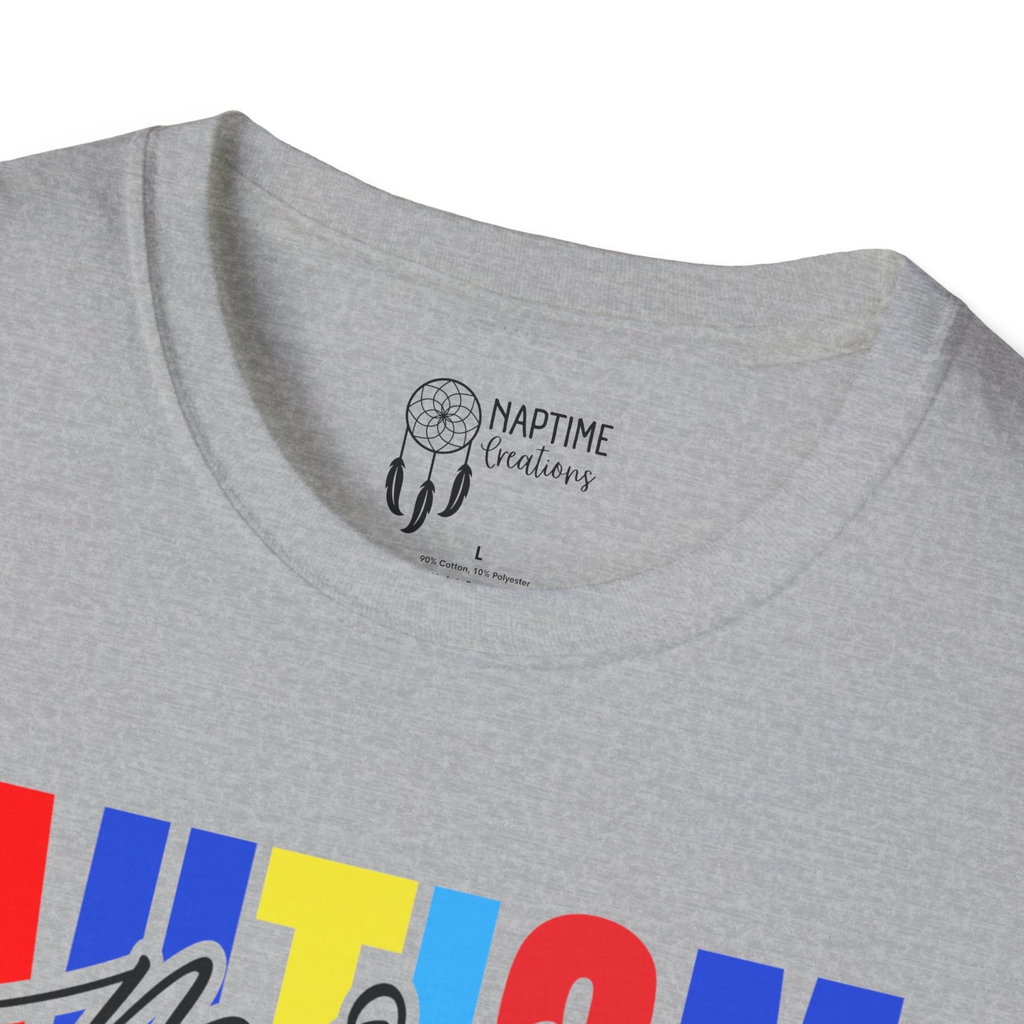 Autism Mom Unisex Softstyle T-Shirt - Support & Celebrate Awareness