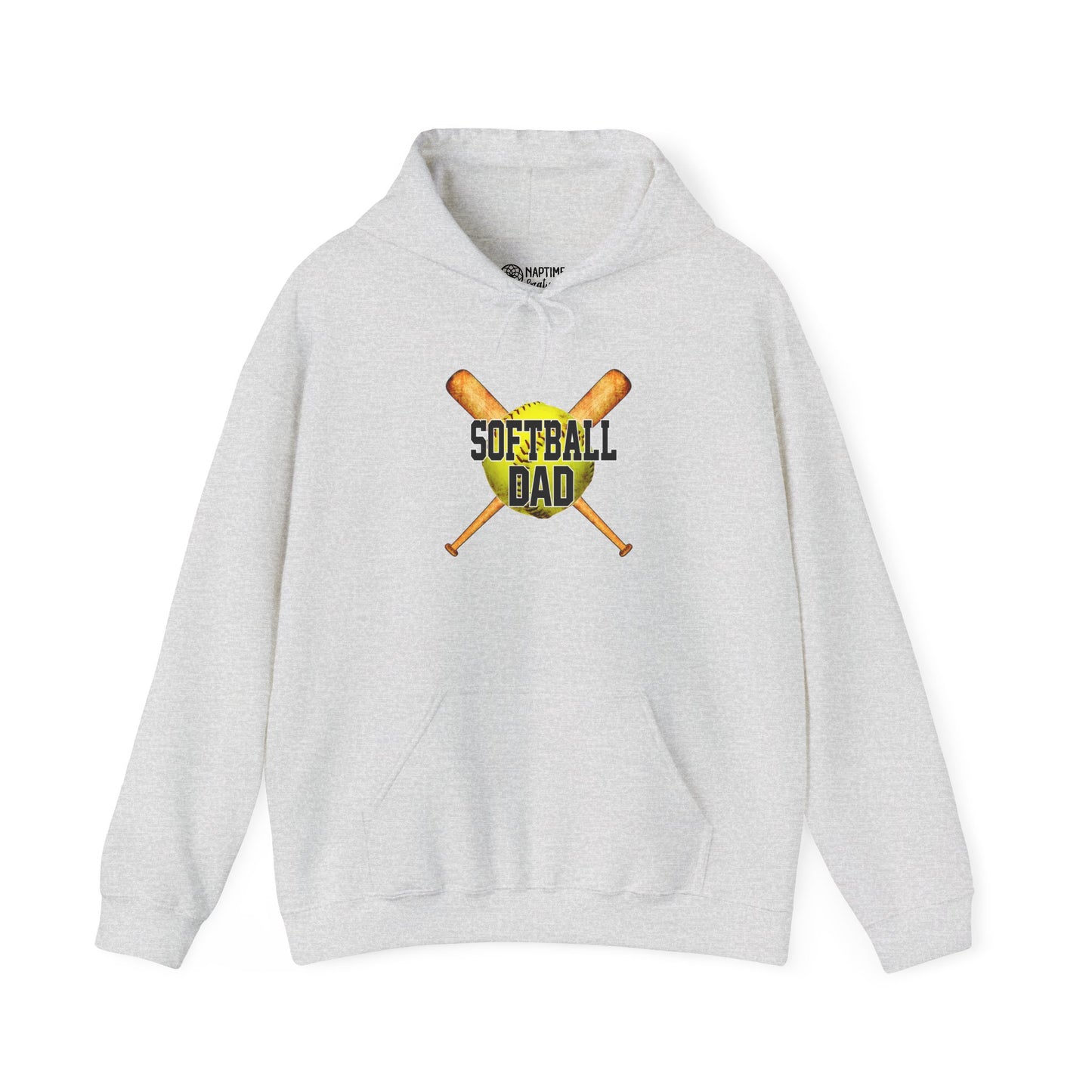 Softball Dad Unisex Heavy Blend Hoodie – Perfect Gift for Softball Enthusiasts