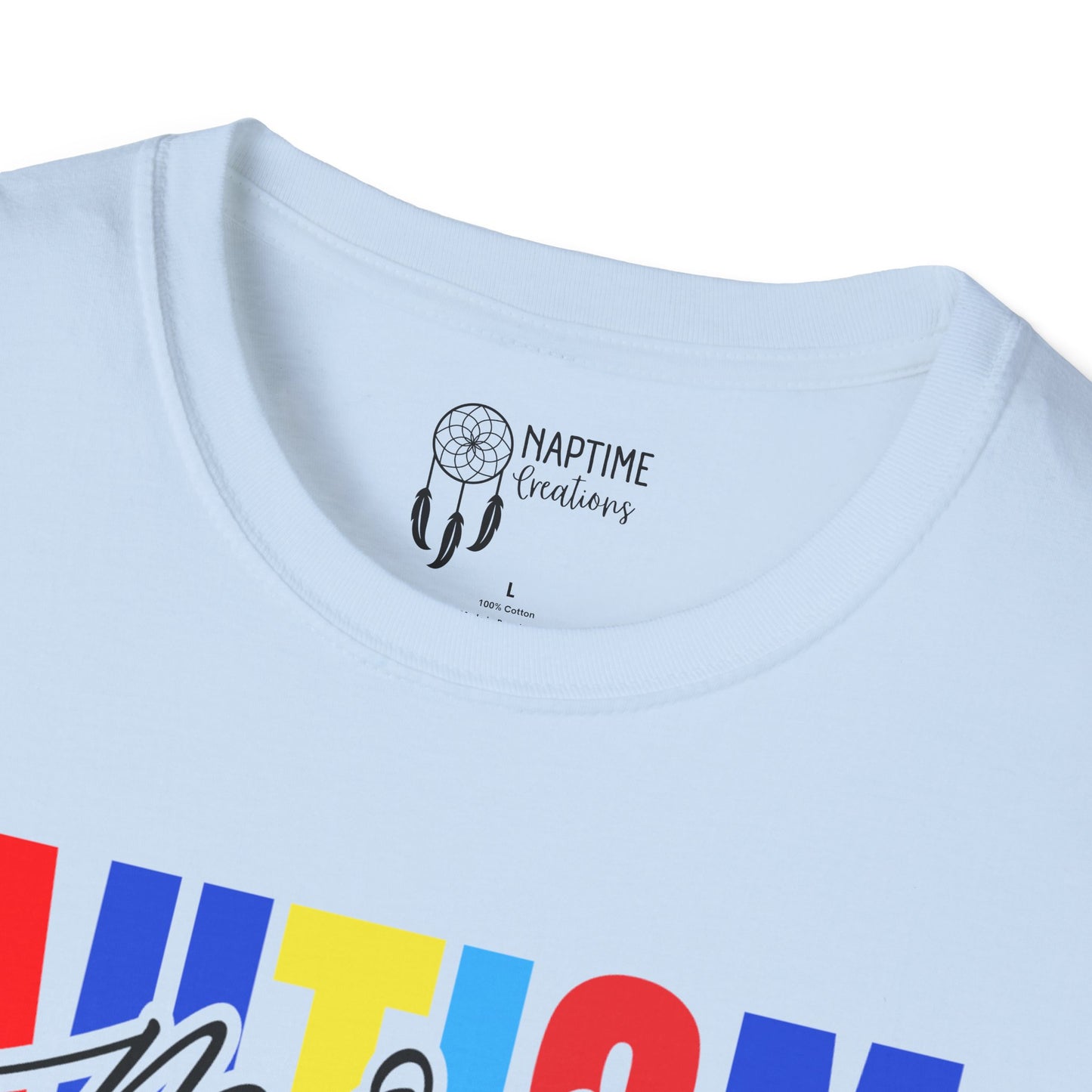 Autism Mom Unisex Softstyle T-Shirt - Support & Celebrate Awareness