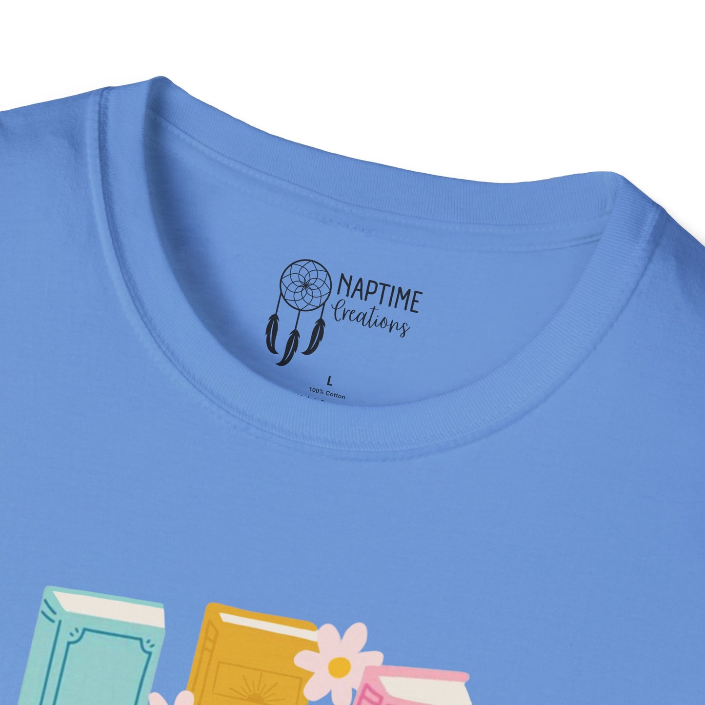 Summer Reading Unisex Softstyle T-Shirt - "Booked for the Summer"