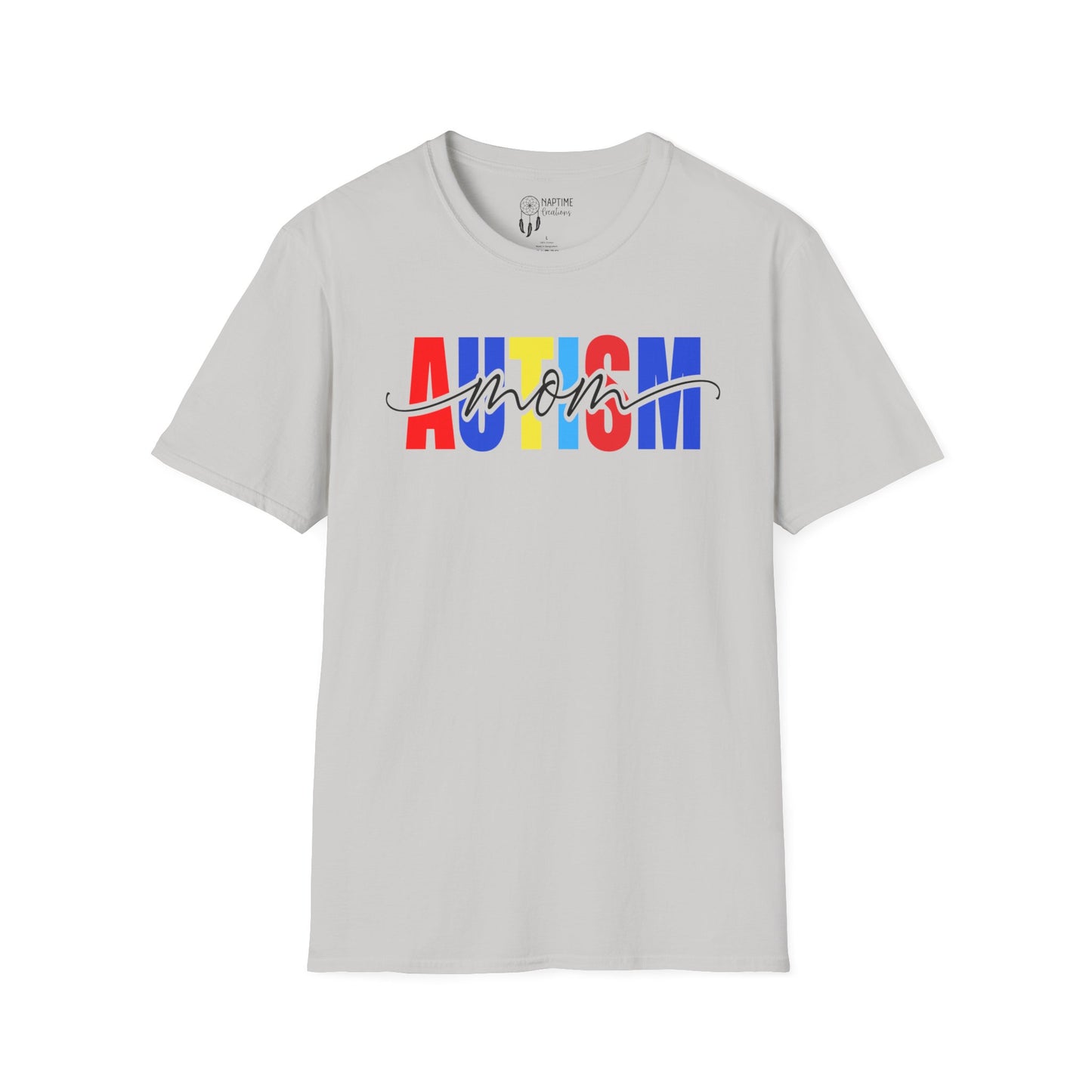 Autism Mom Unisex Softstyle T-Shirt - Support & Celebrate Awareness
