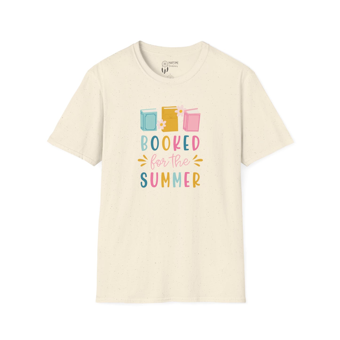 Summer Reading Unisex Softstyle T-Shirt - "Booked for the Summer"