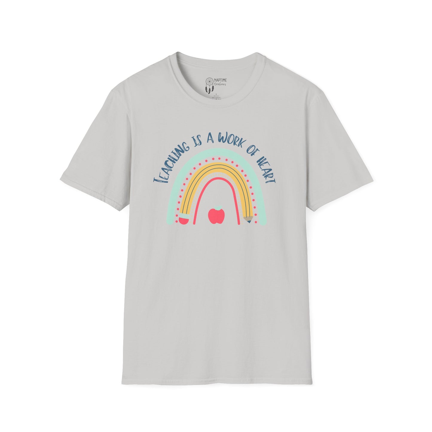 Teaching is a Work of Heart Unisex T-Shirt - Perfect Gift for Educators