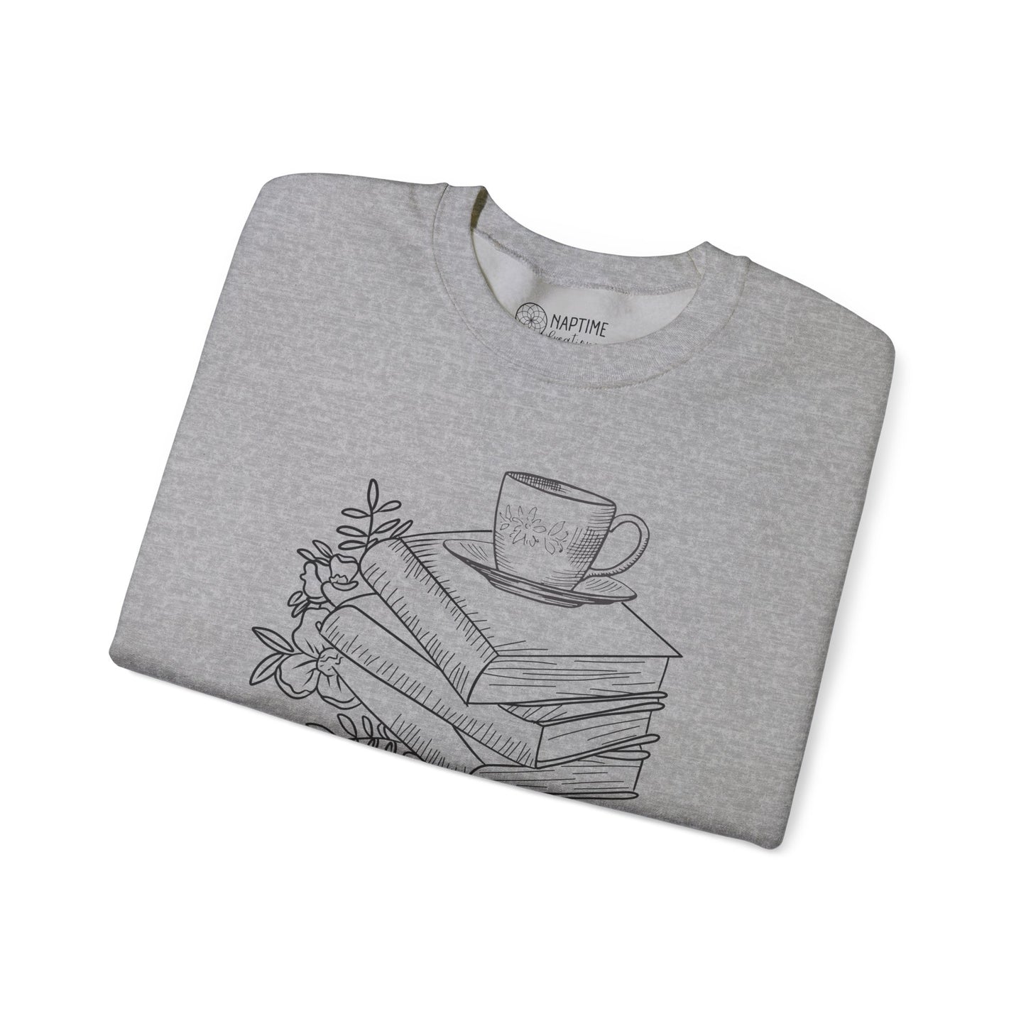 Book Lover's Cozy Crewneck Sweatshirt - Perfect Gift for Introverted Book Lover