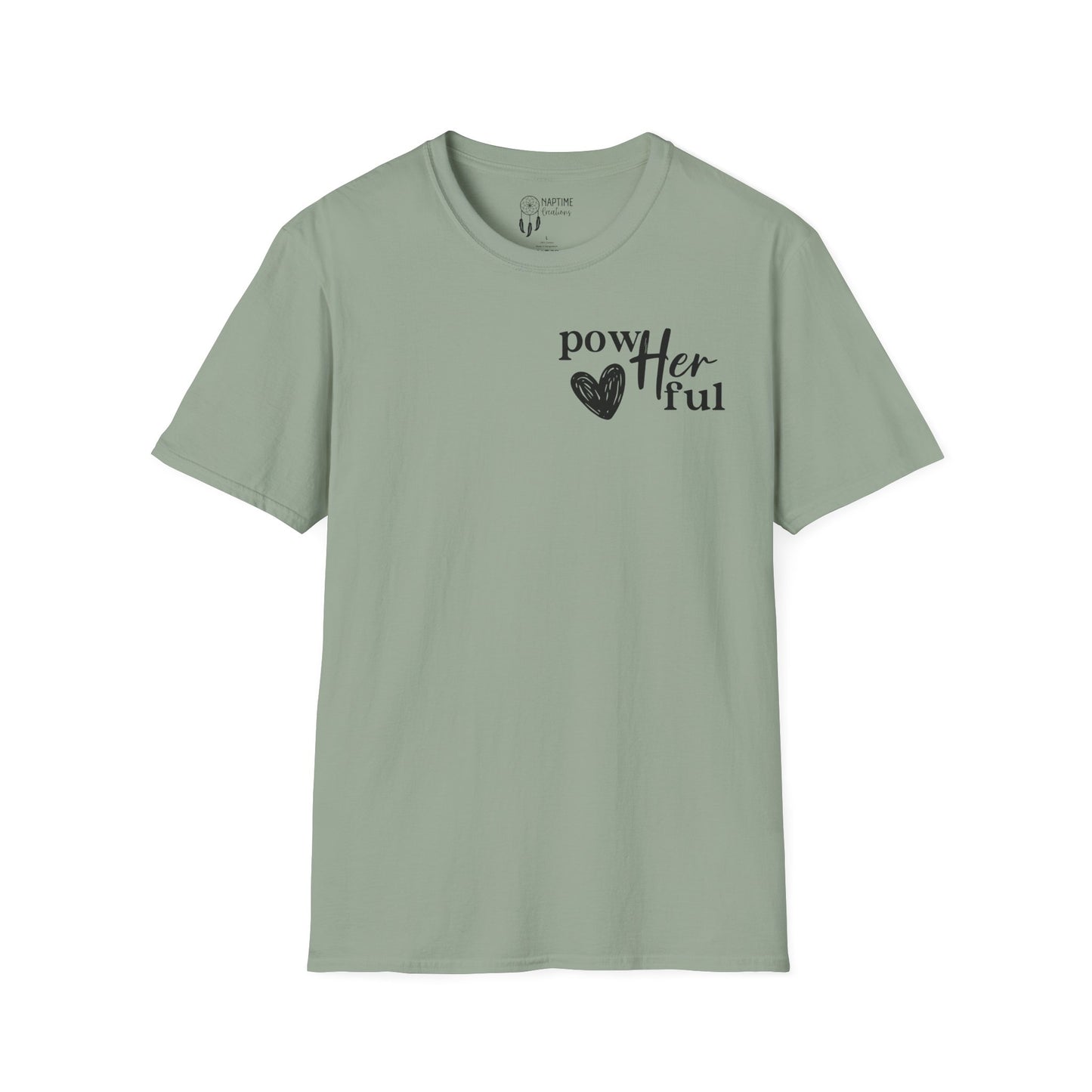 Empowering Unisex T-Shirt - "powHERful" & Inspirational Quote