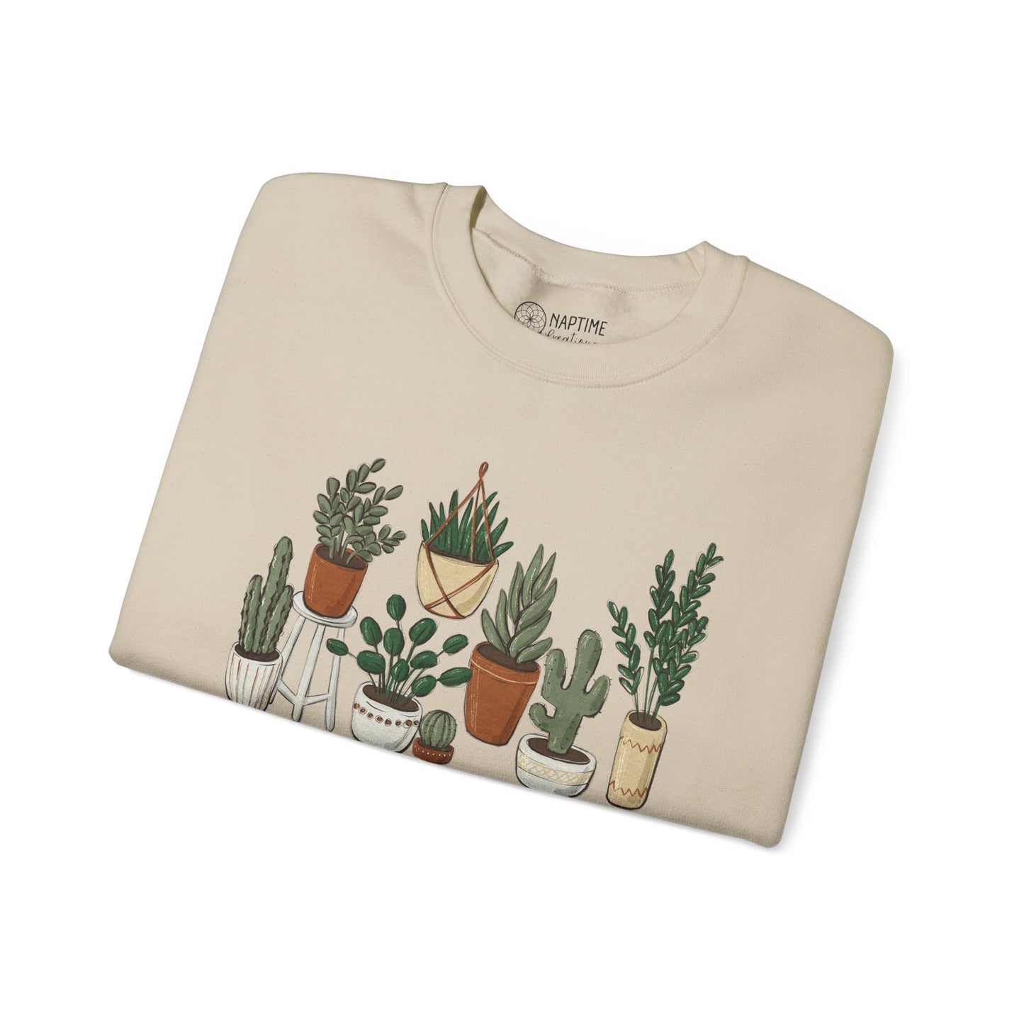 Just One More Plant Sweatshirt - Cozy Unisex Crewneck for Plant Lovers