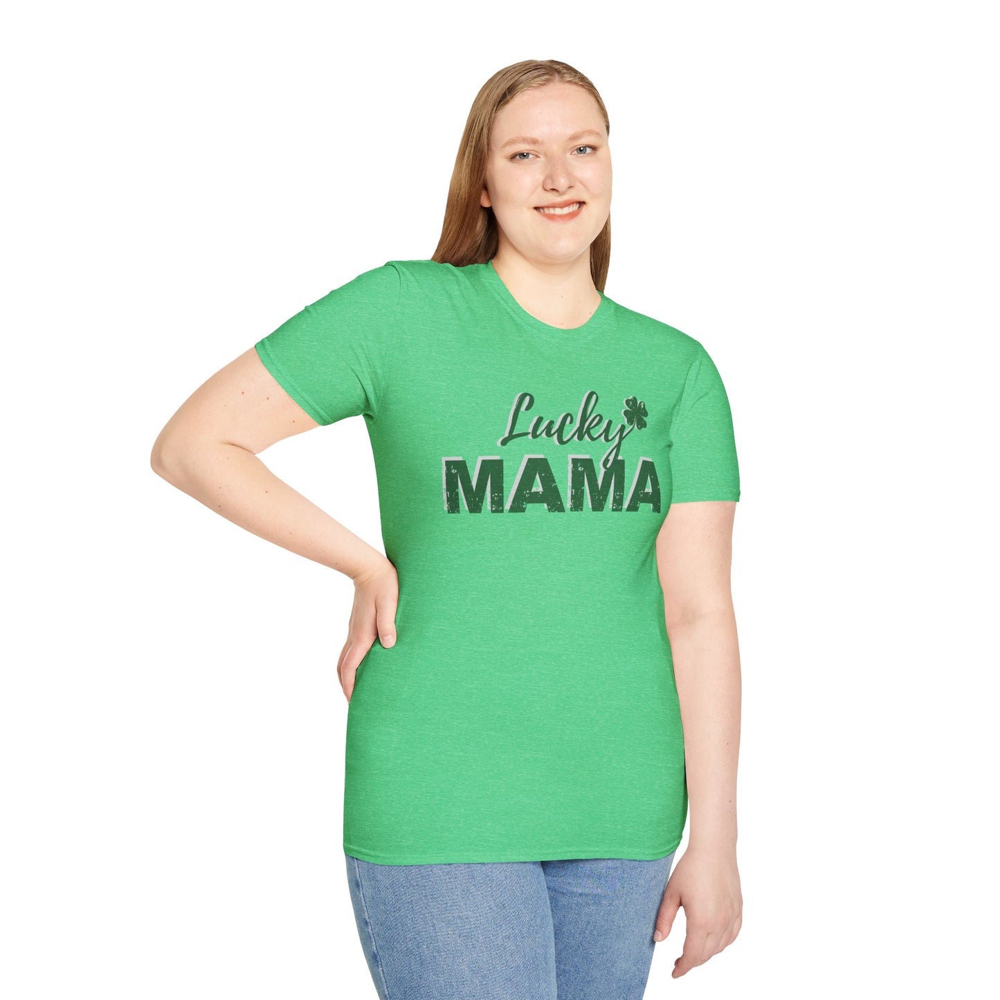 Lucky Mama St. Patrick's Day Unisex Softstyle T-Shirt