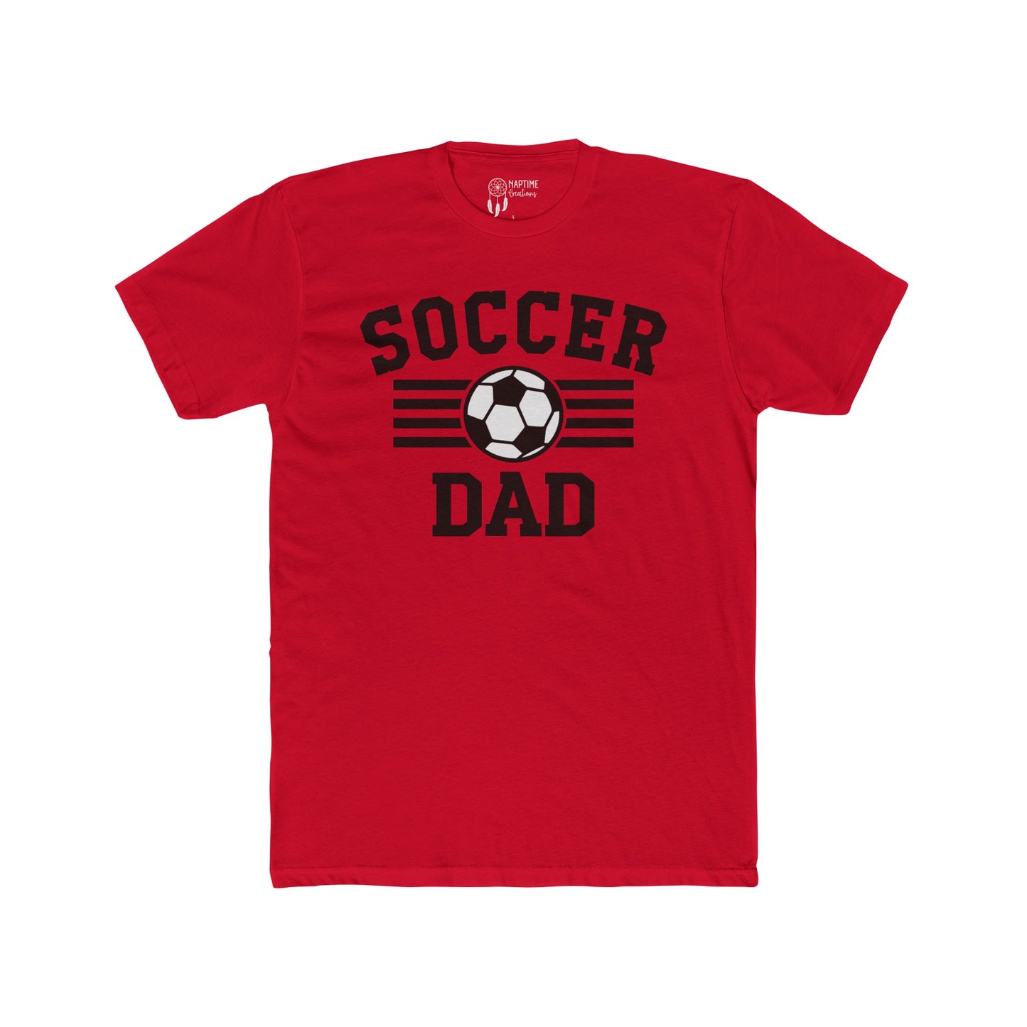 Soccer Dad Unisex Cotton Crew Tee - Perfect Gift for Soccer Enthusiasts