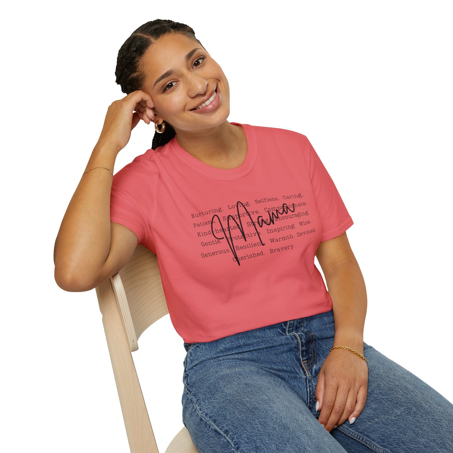 What Makes a Mama T-Shirt - Unisex Softstyle Tee - Perfect Gift for Mother's Day