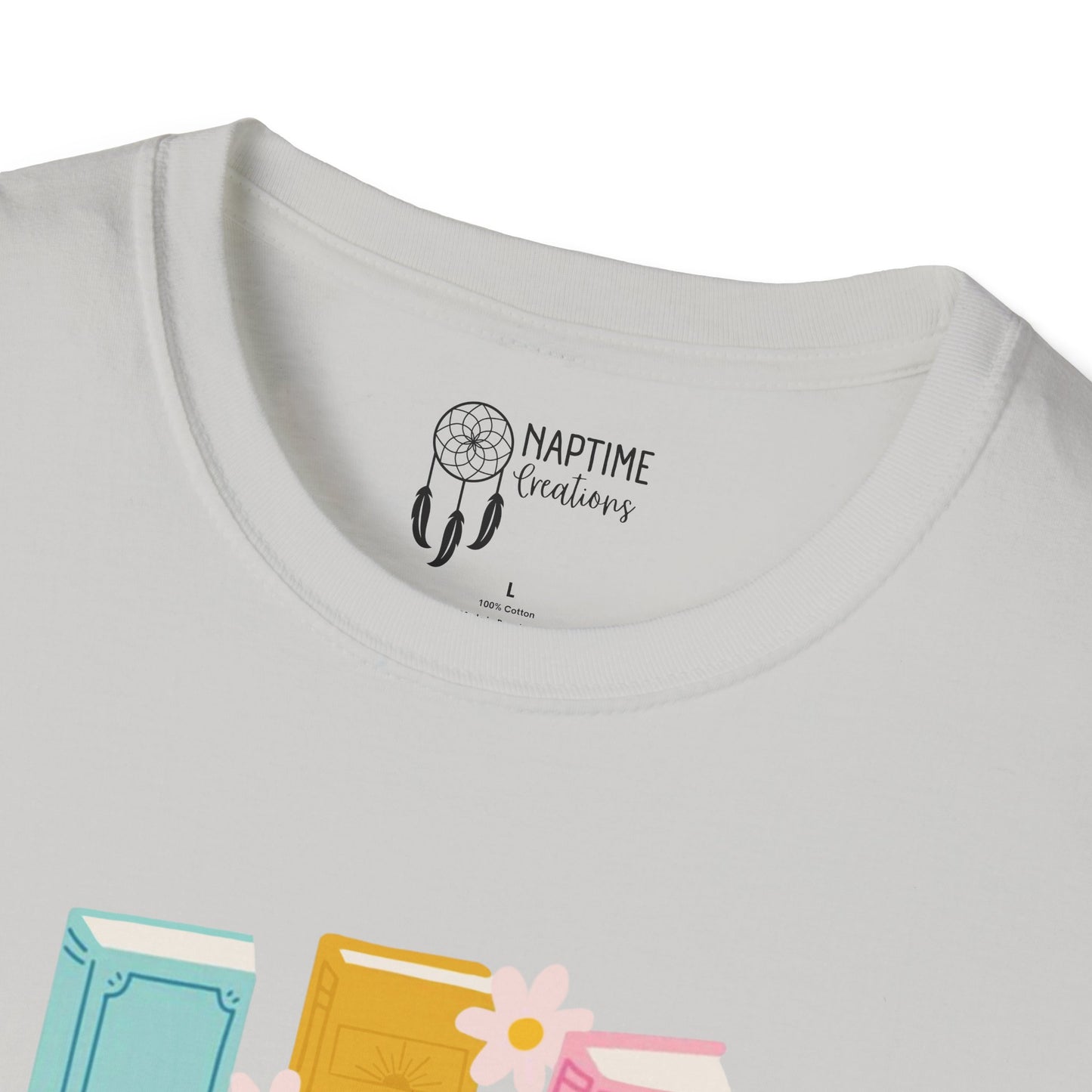 Summer Reading Unisex Softstyle T-Shirt - "Booked for the Summer"