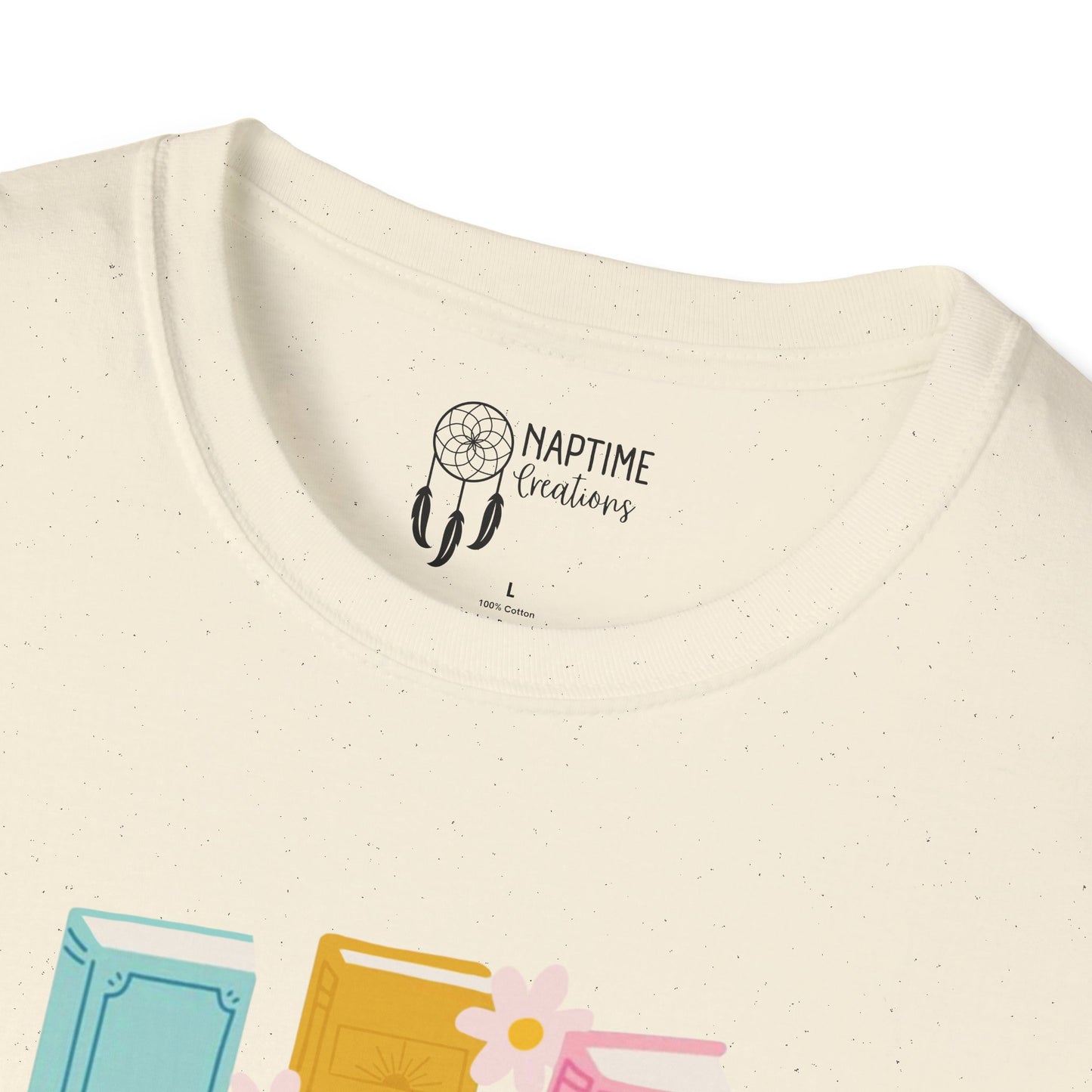 Summer Reading Unisex Softstyle T-Shirt - "Booked for the Summer"