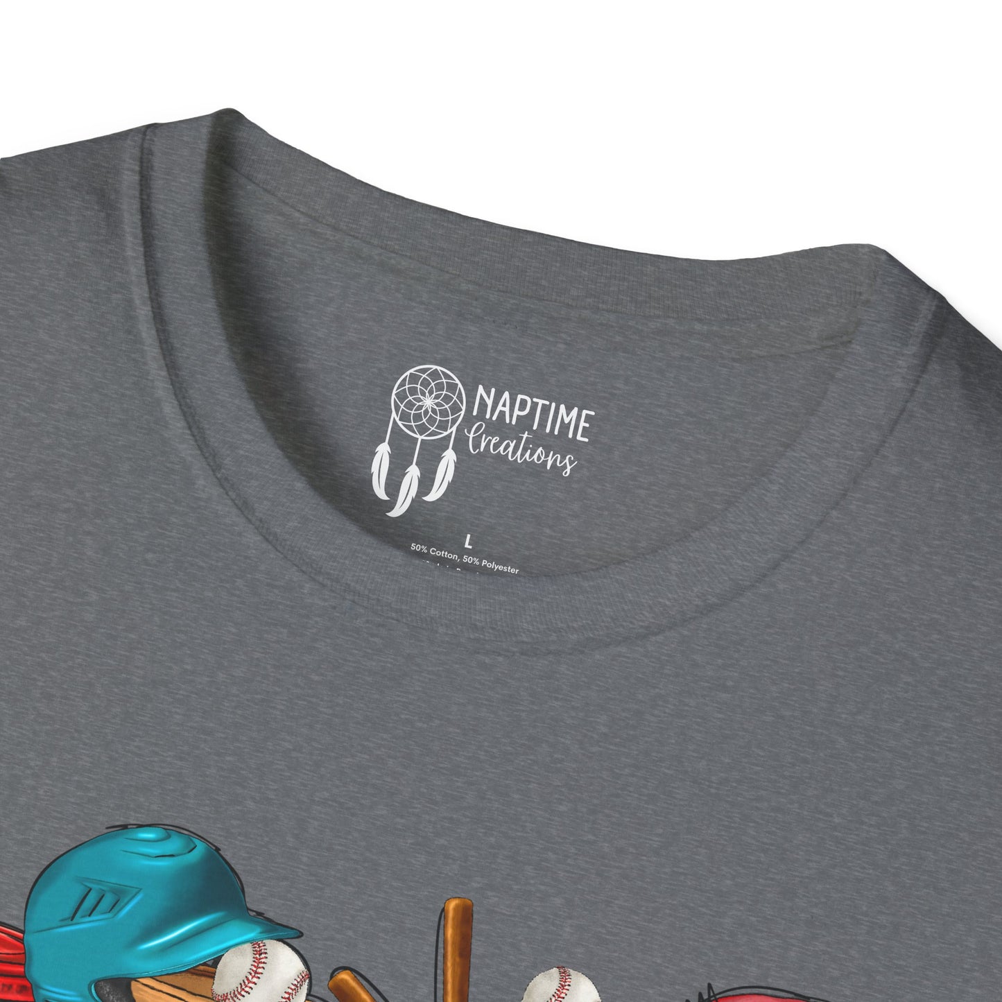 Fun Baseball Beverages Unisex Softstyle T-Shirt