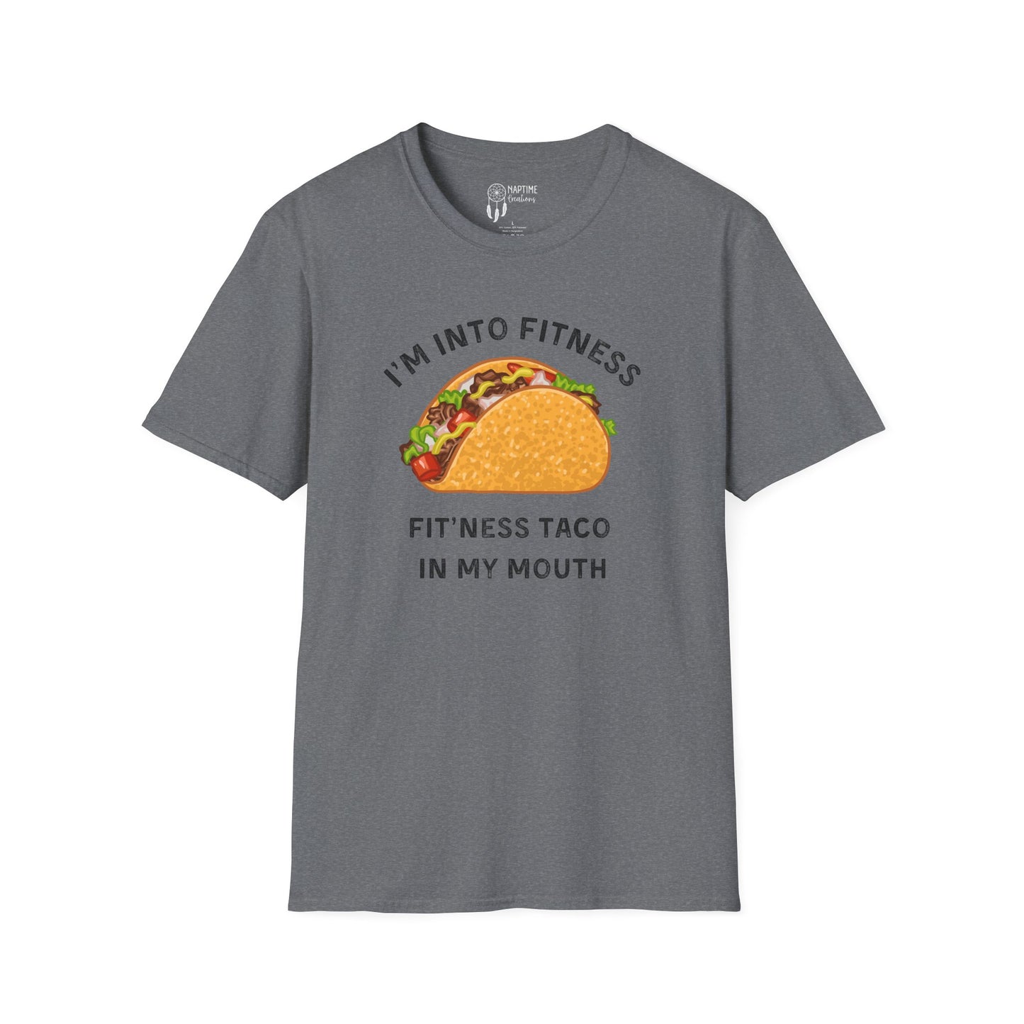 Funny Taco Fitness Unisex T-Shirt - Perfect for Foodies and Gym Enthusiasts