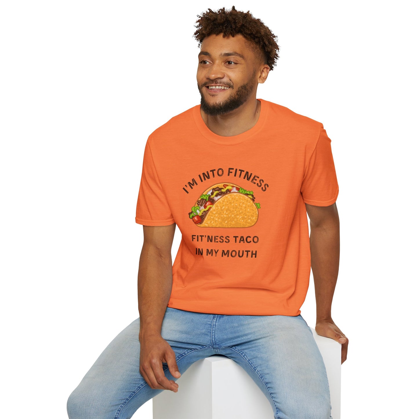 Funny Taco Fitness Unisex T-Shirt - Perfect for Foodies and Gym Enthusiasts