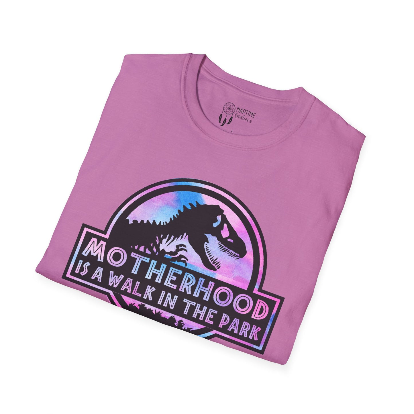 Dinosaur-Themed Motherhood T-Shirt - Fun & Comfortable Unisex Design