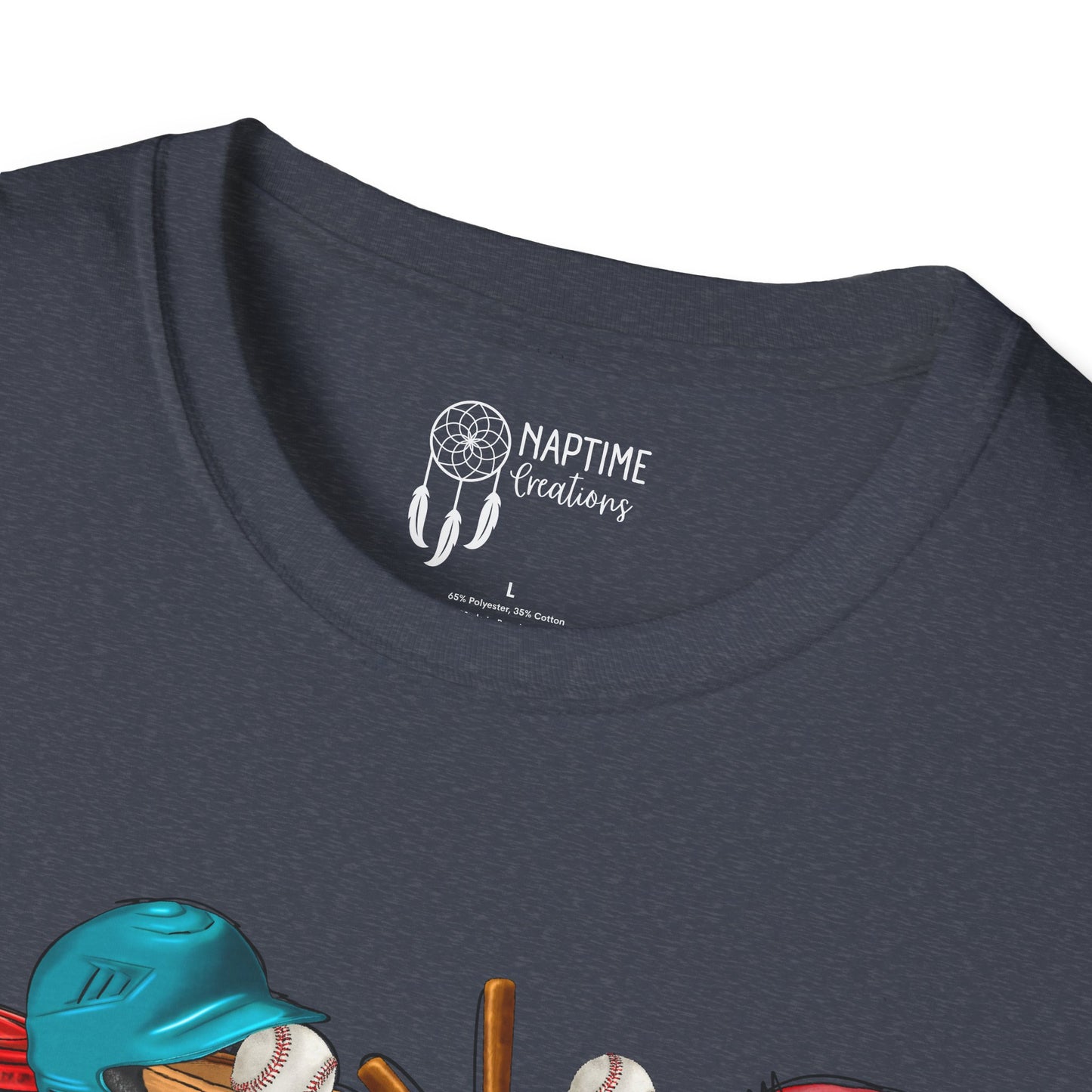 Fun Baseball Beverages Unisex Softstyle T-Shirt