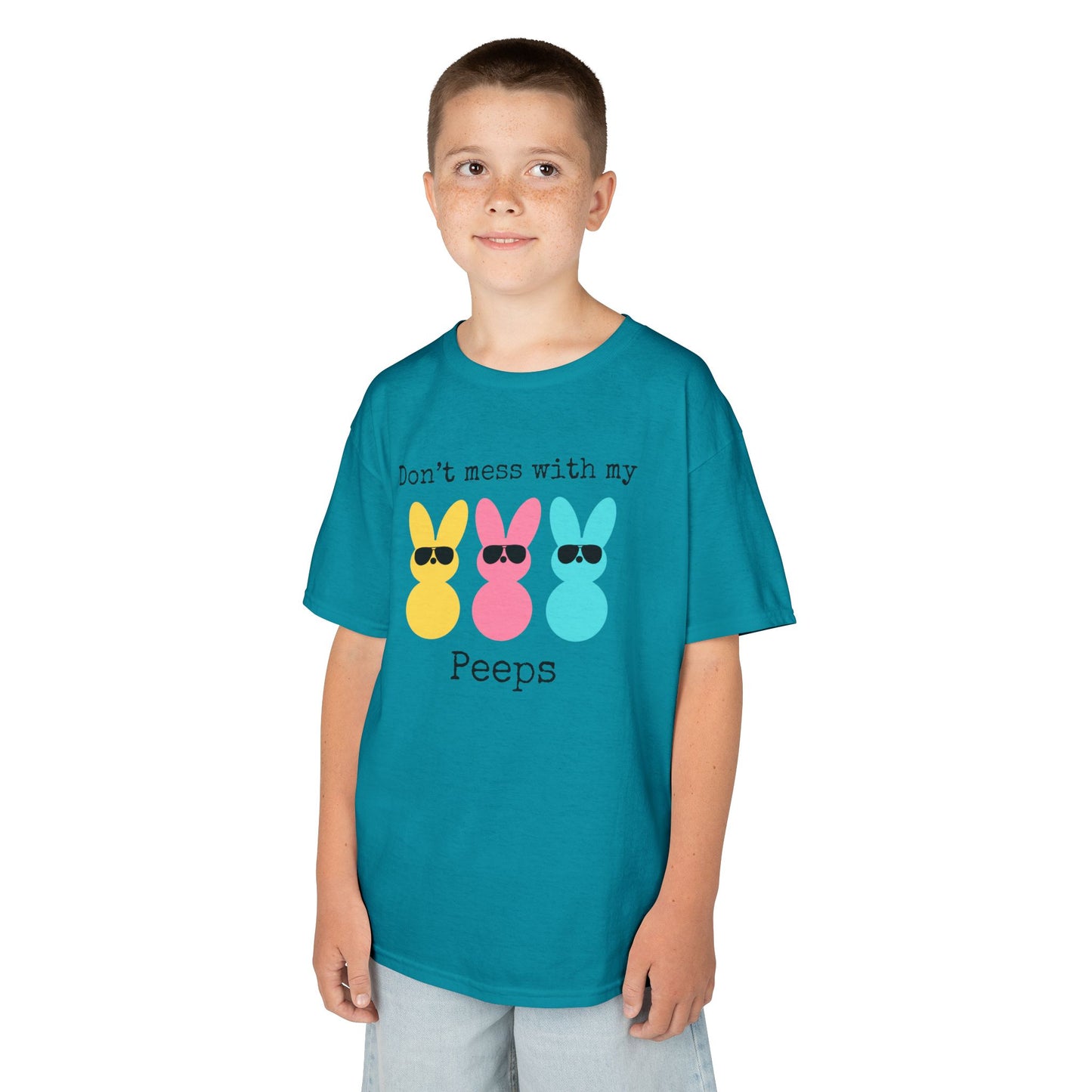 Don’t Mess With My Peeps Kids Heavy Cotton™ Tee l Perfect for Easter