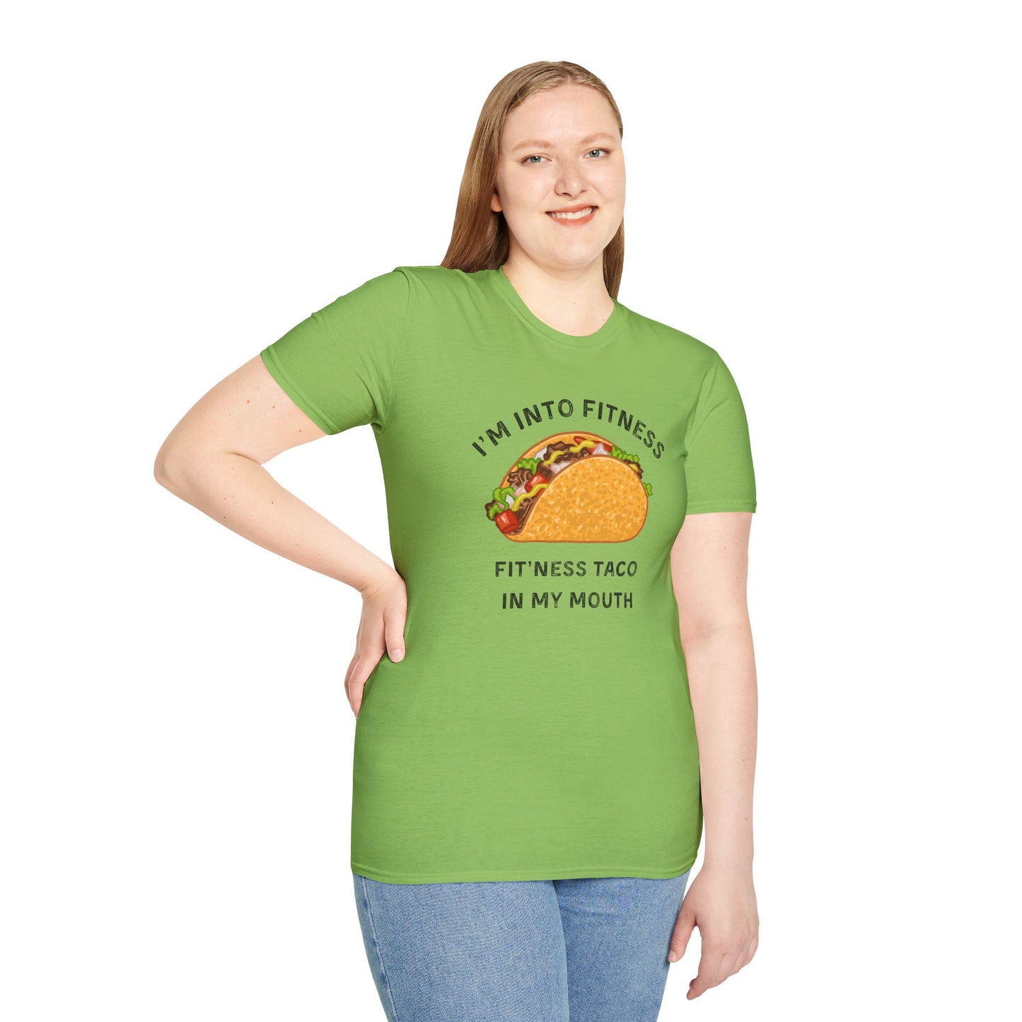 Funny Taco Fitness Unisex T-Shirt - Perfect for Foodies and Gym Enthusiasts