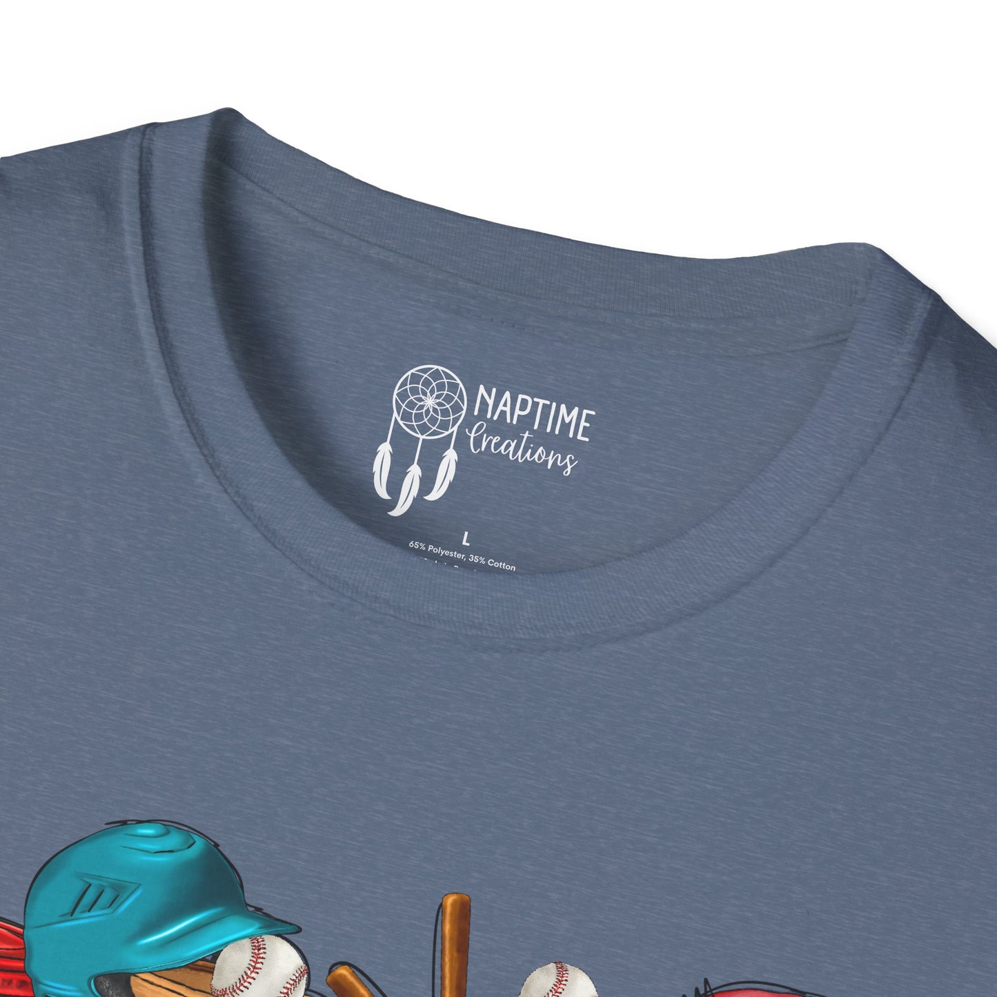 Fun Baseball Beverages Unisex Softstyle T-Shirt