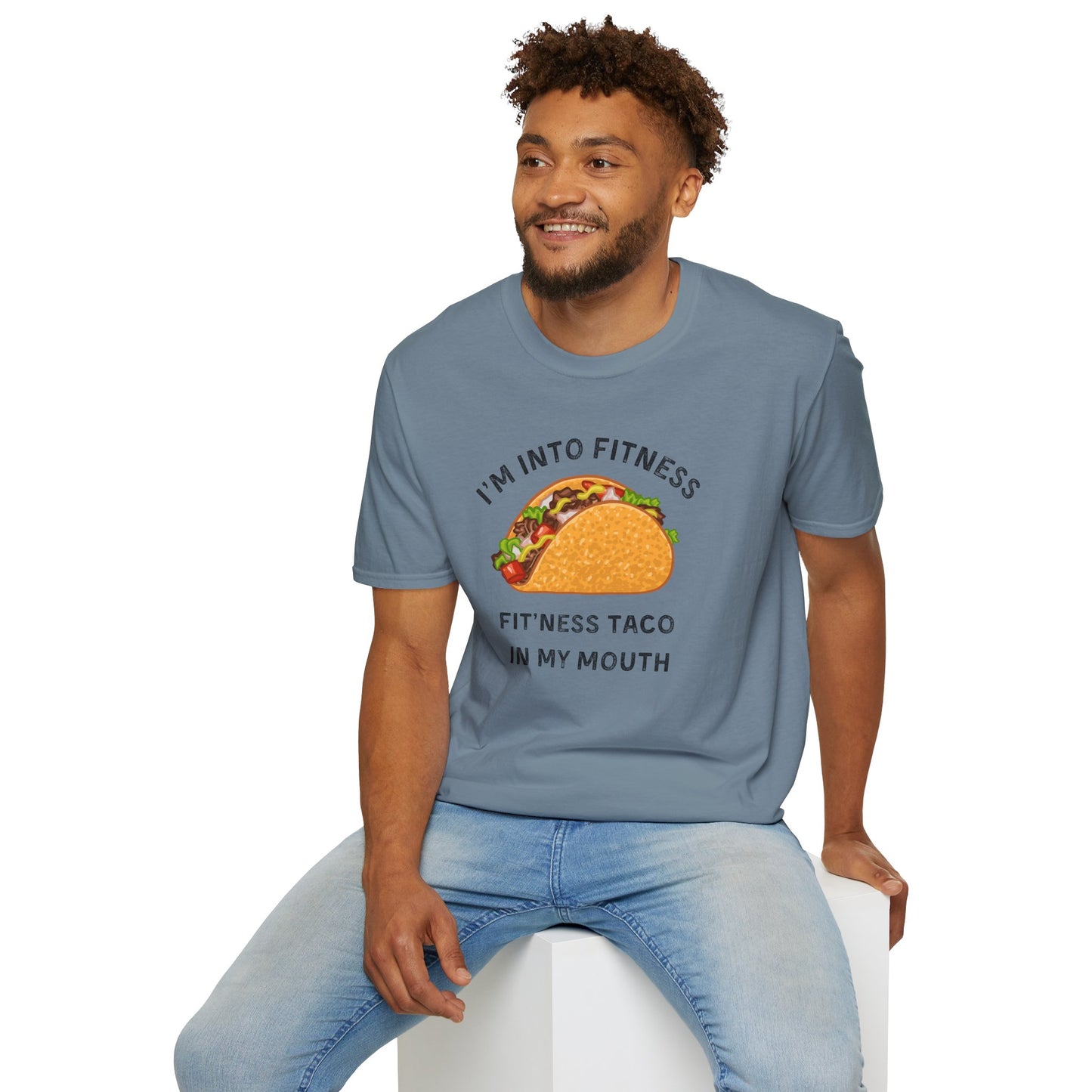 Funny Taco Fitness Unisex T-Shirt - Perfect for Foodies and Gym Enthusiasts