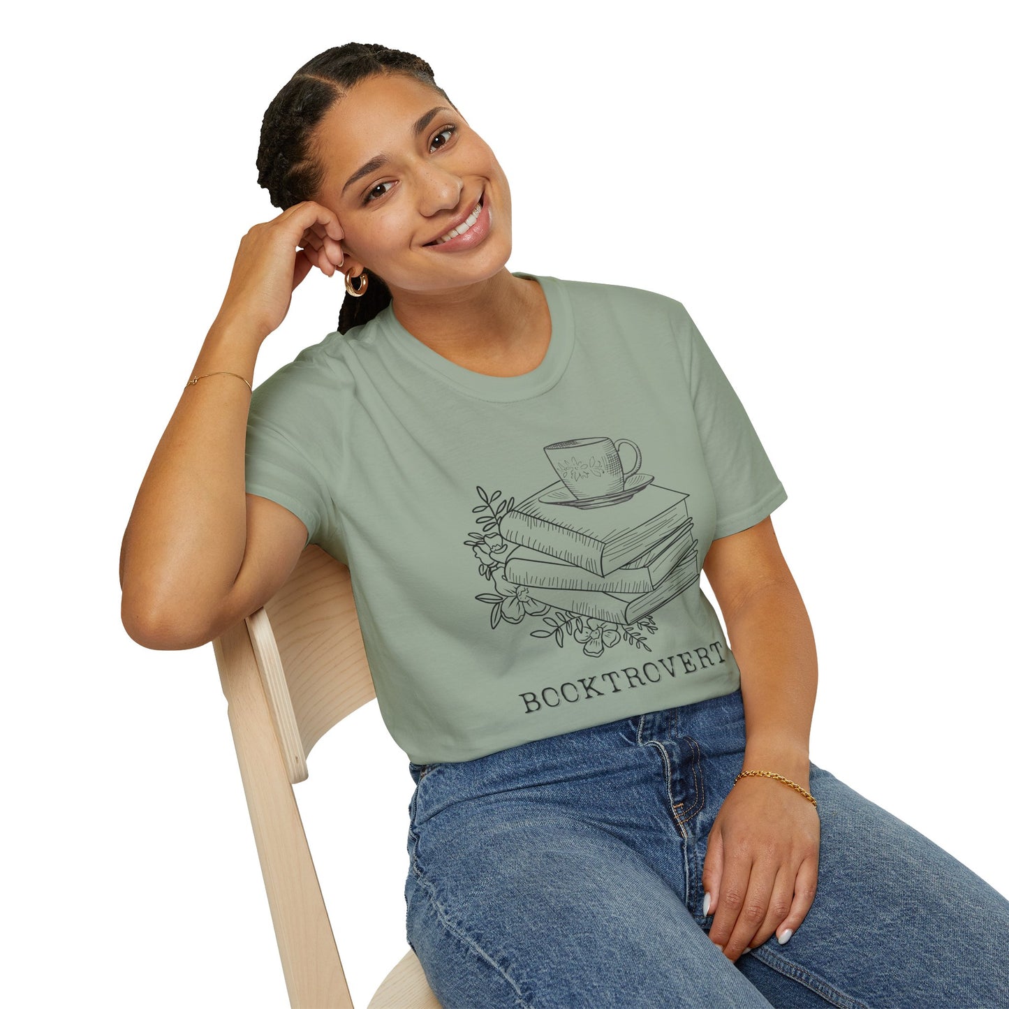 Book Lover's Unisex Softstyle T-Shirt - Cozy Reads Design