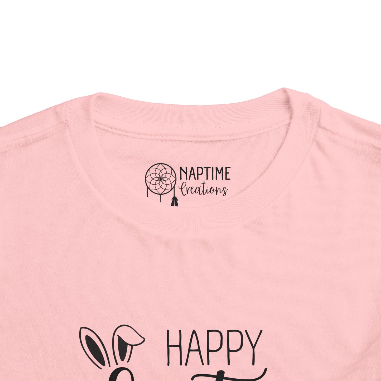 Toddler Short Sleeve Tee - Happy Easter Design