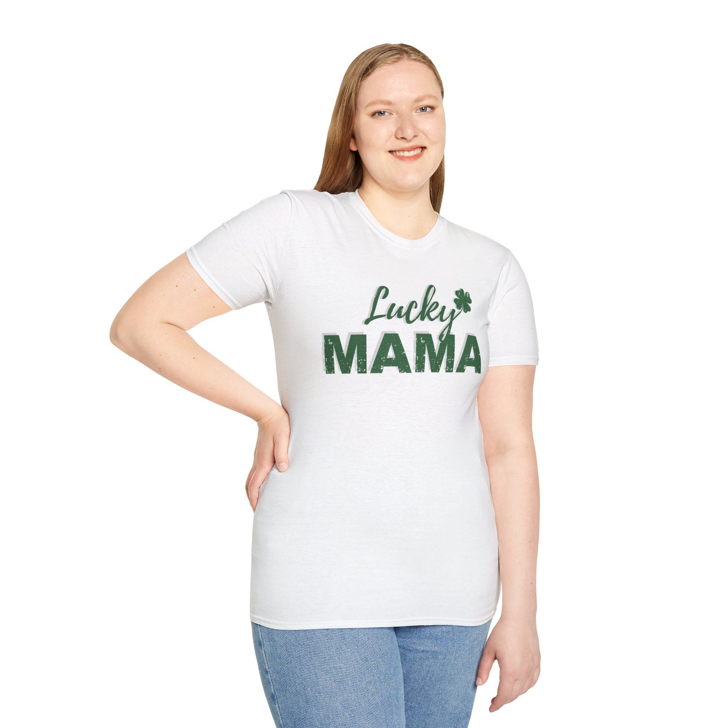 Lucky Mama St. Patrick's Day Unisex Softstyle T-Shirt