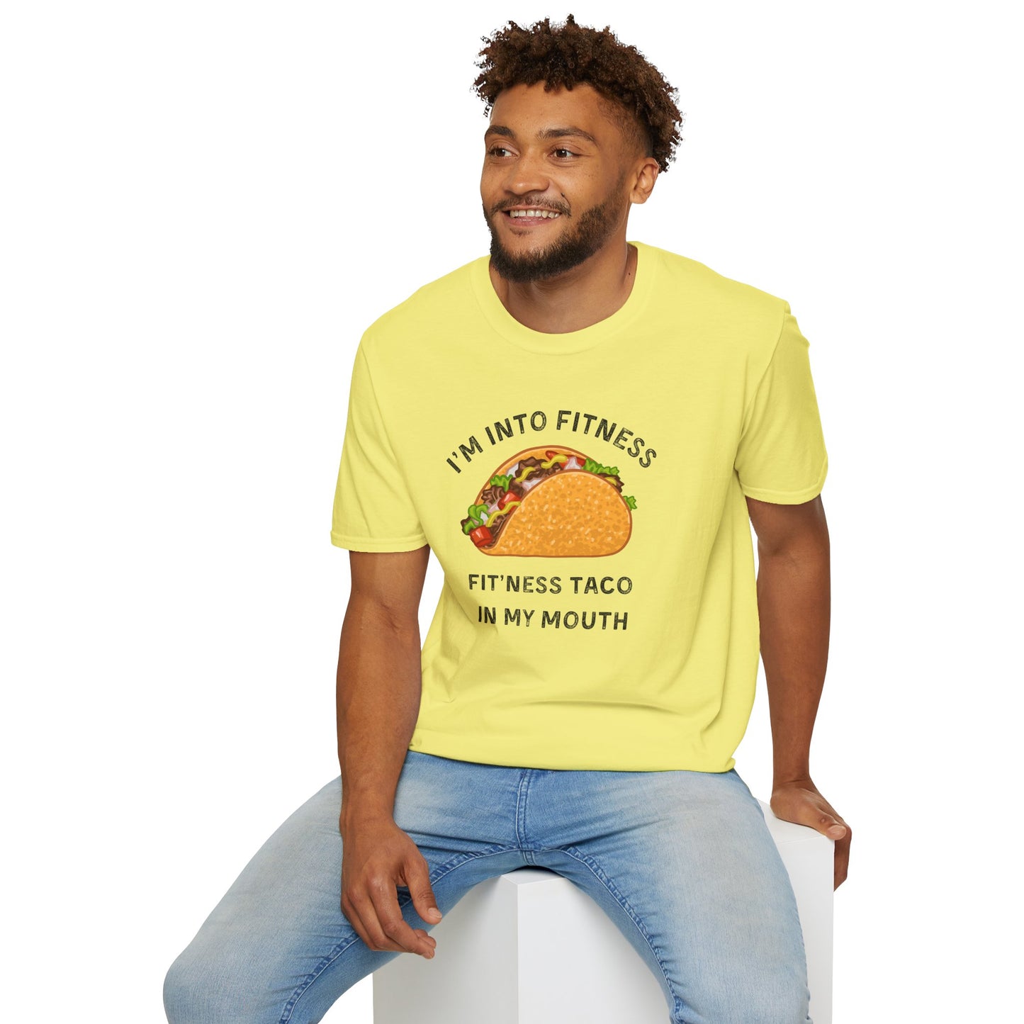 Funny Taco Fitness Unisex T-Shirt - Perfect for Foodies and Gym Enthusiasts