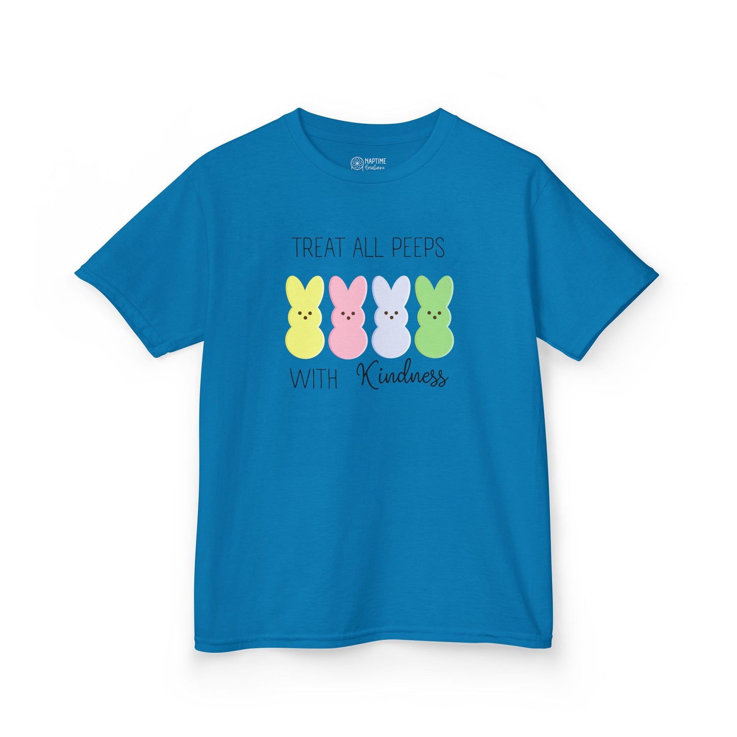 Kids Tee - Treat All Peeps with Kindness - Spring & Easter Shirt