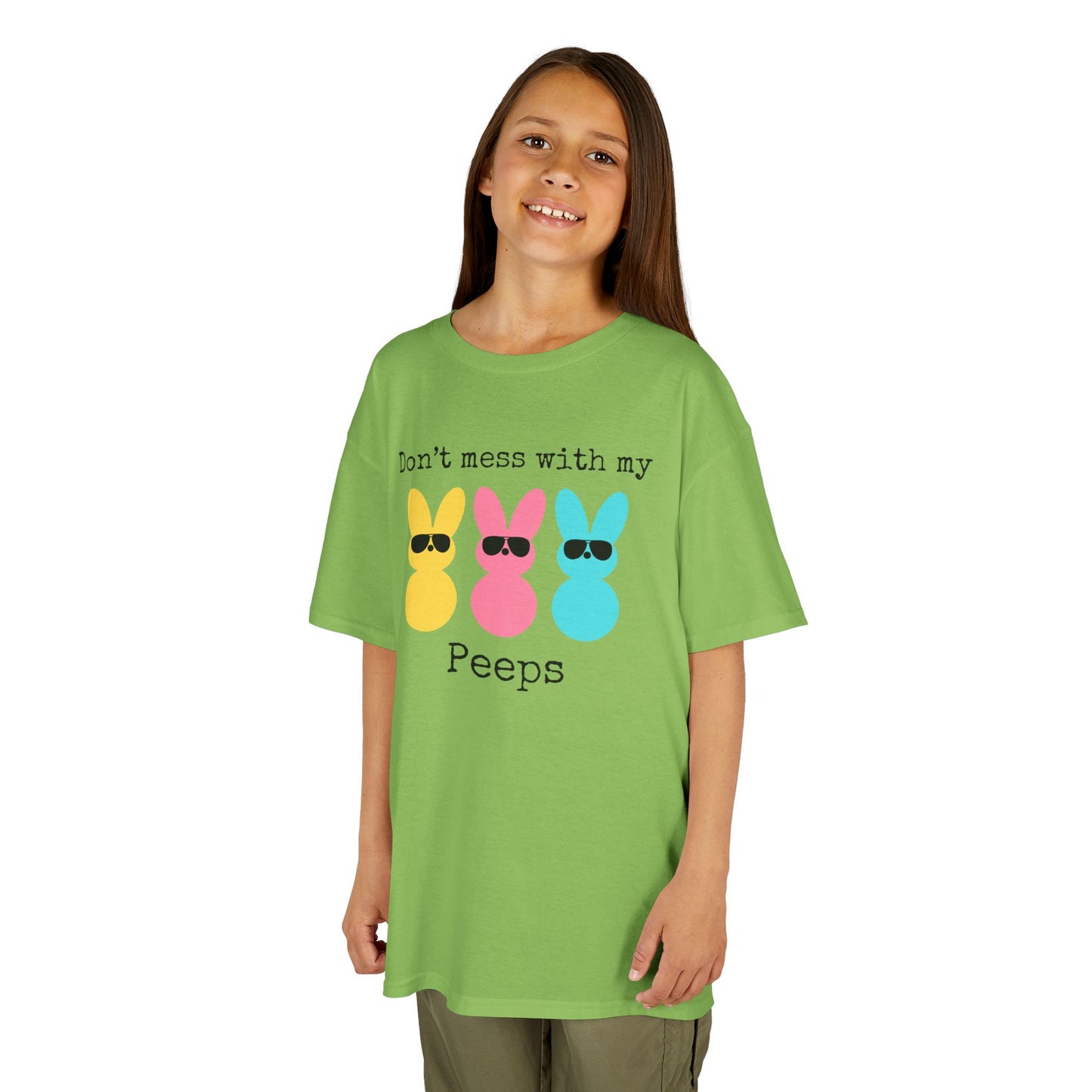 Don’t Mess With My Peeps Kids Heavy Cotton™ Tee l Perfect for Easter