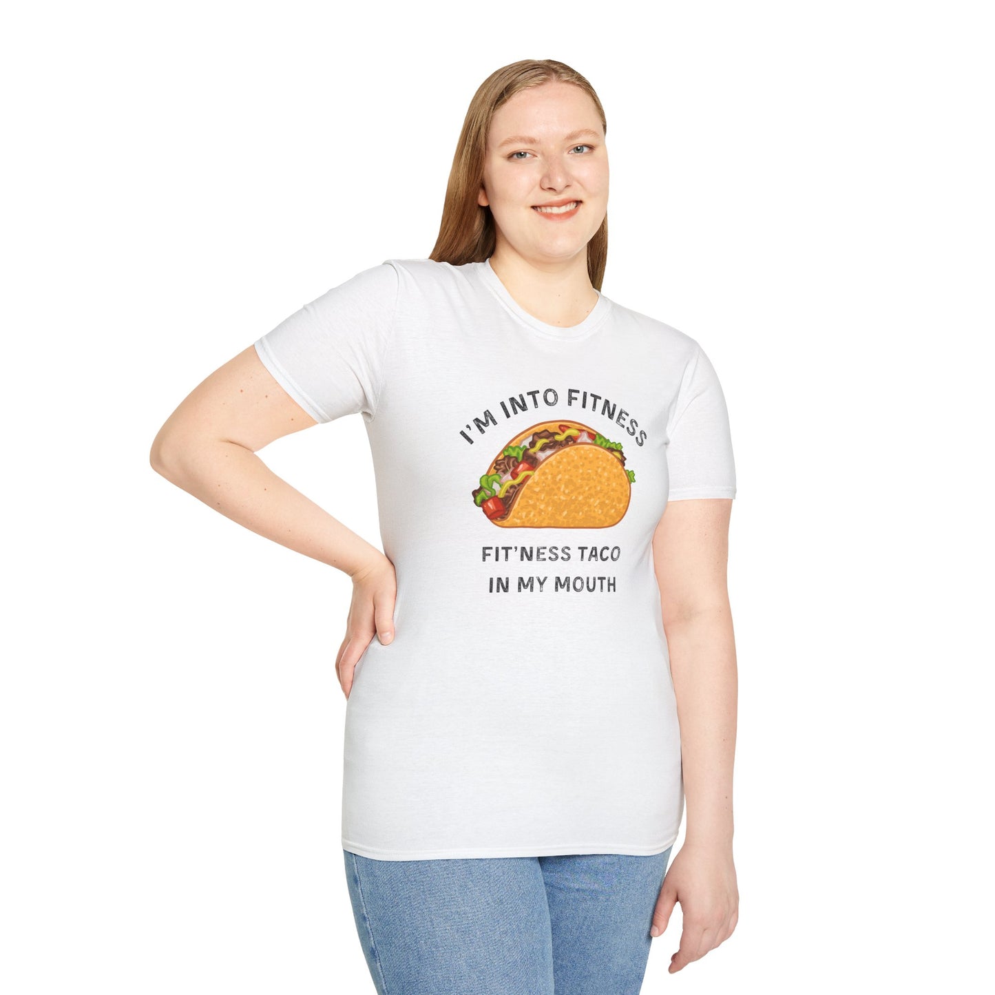Funny Taco Fitness Unisex T-Shirt - Perfect for Foodies and Gym Enthusiasts