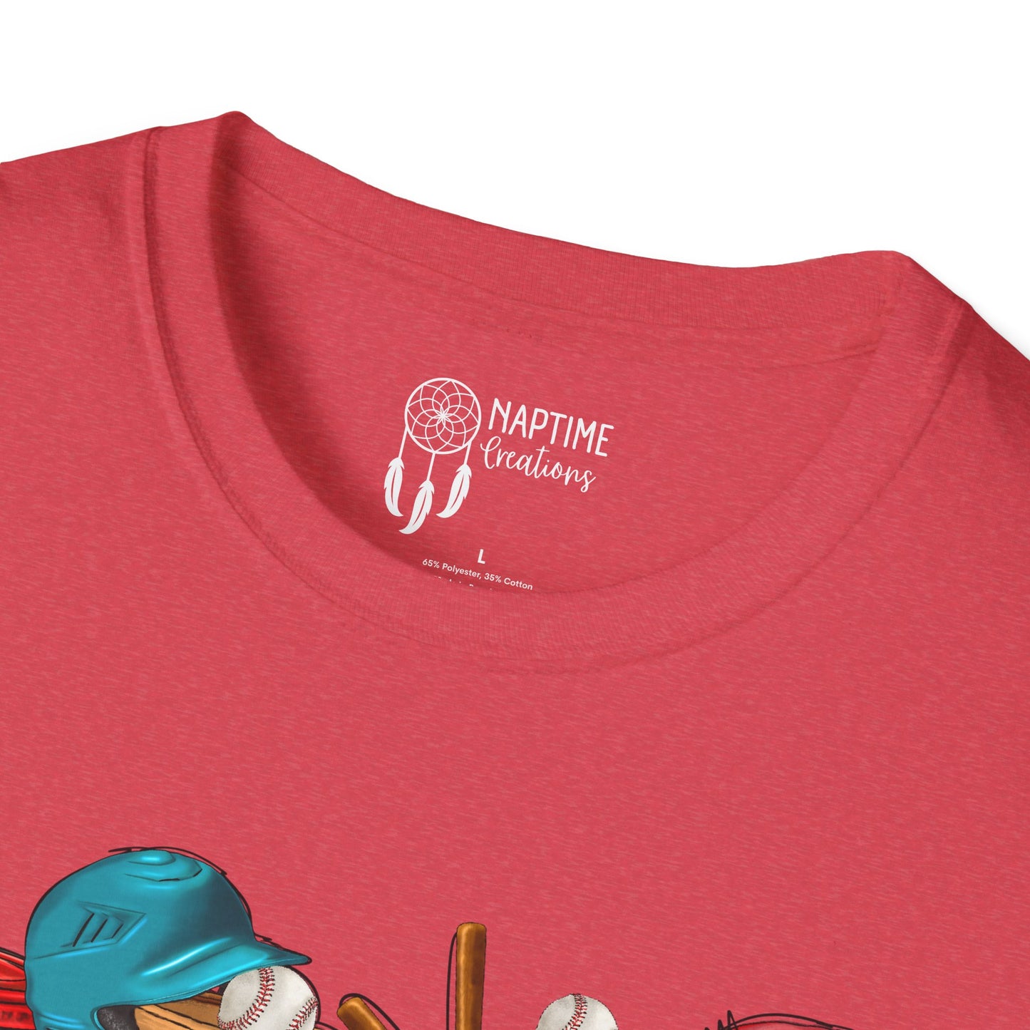 Fun Baseball Beverages Unisex Softstyle T-Shirt