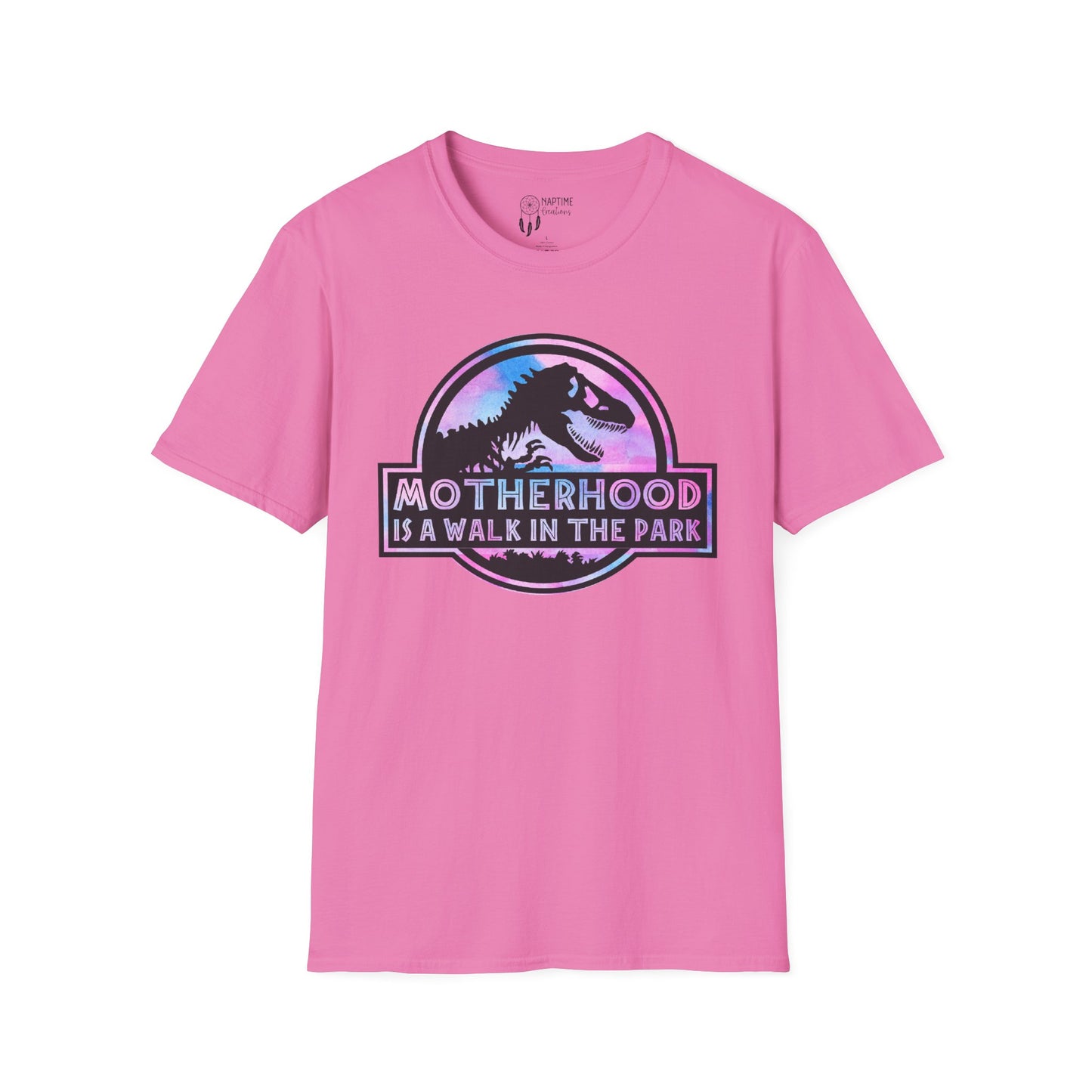 Dinosaur-Themed Motherhood T-Shirt - Fun & Comfortable Unisex Design