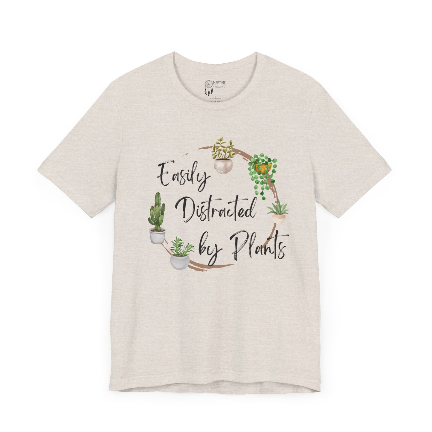 Easily Distracted by Plants Unisex Tee - Perfect for Plant Lovers