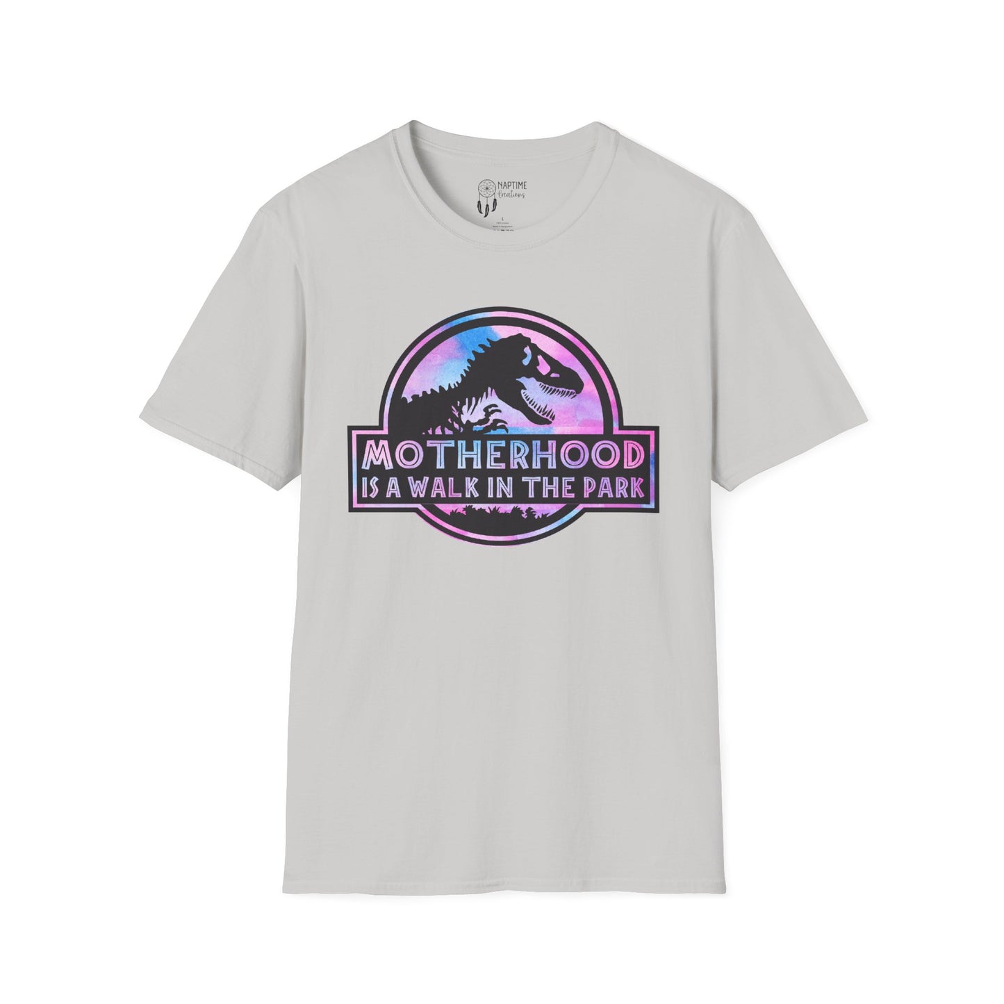 Dinosaur-Themed Motherhood T-Shirt - Fun & Comfortable Unisex Design