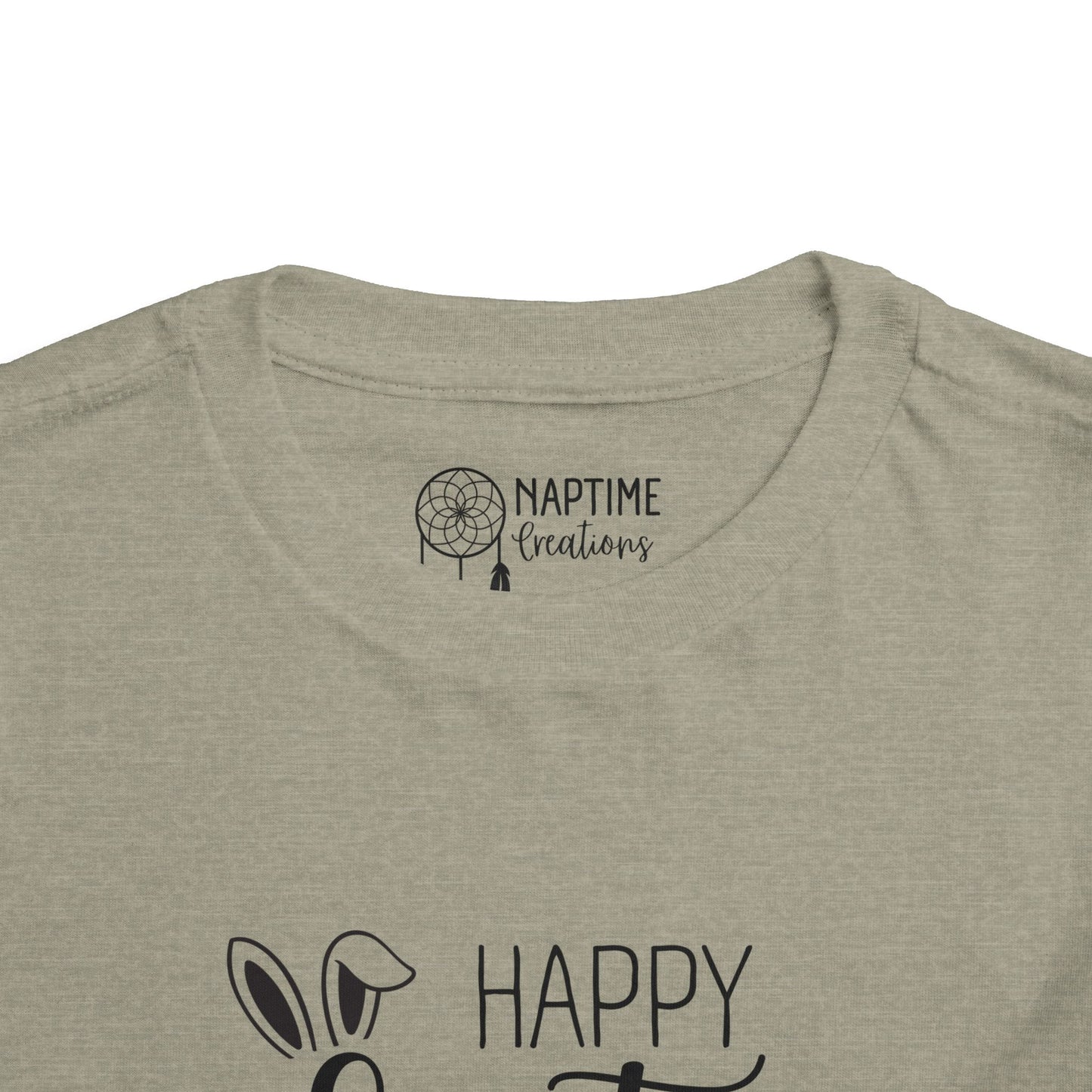 Toddler Short Sleeve Tee - Happy Easter Design