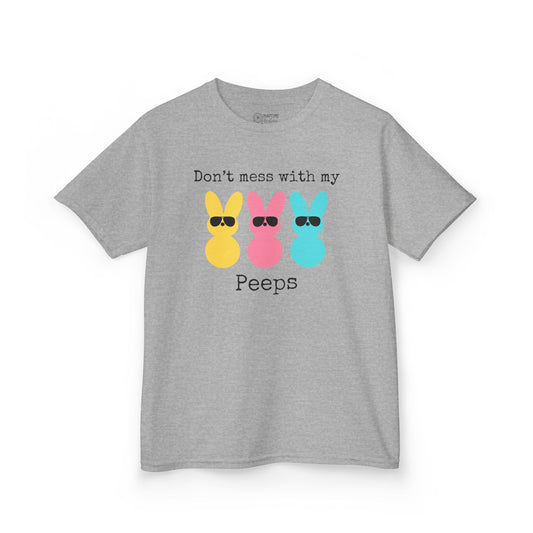 Don’t Mess With My Peeps Kids Heavy Cotton™ Tee l Perfect for Easter