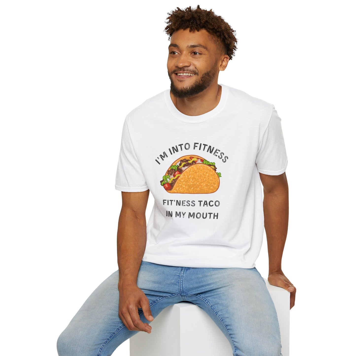 Funny Taco Fitness Unisex T-Shirt - Perfect for Foodies and Gym Enthusiasts