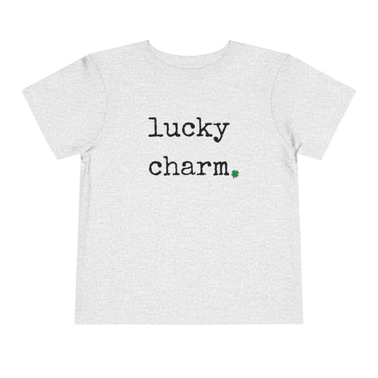 Toddler Short Sleeve Tee - Lucky Charm - Perfect for St. Patrick's Day and Everyday Wear